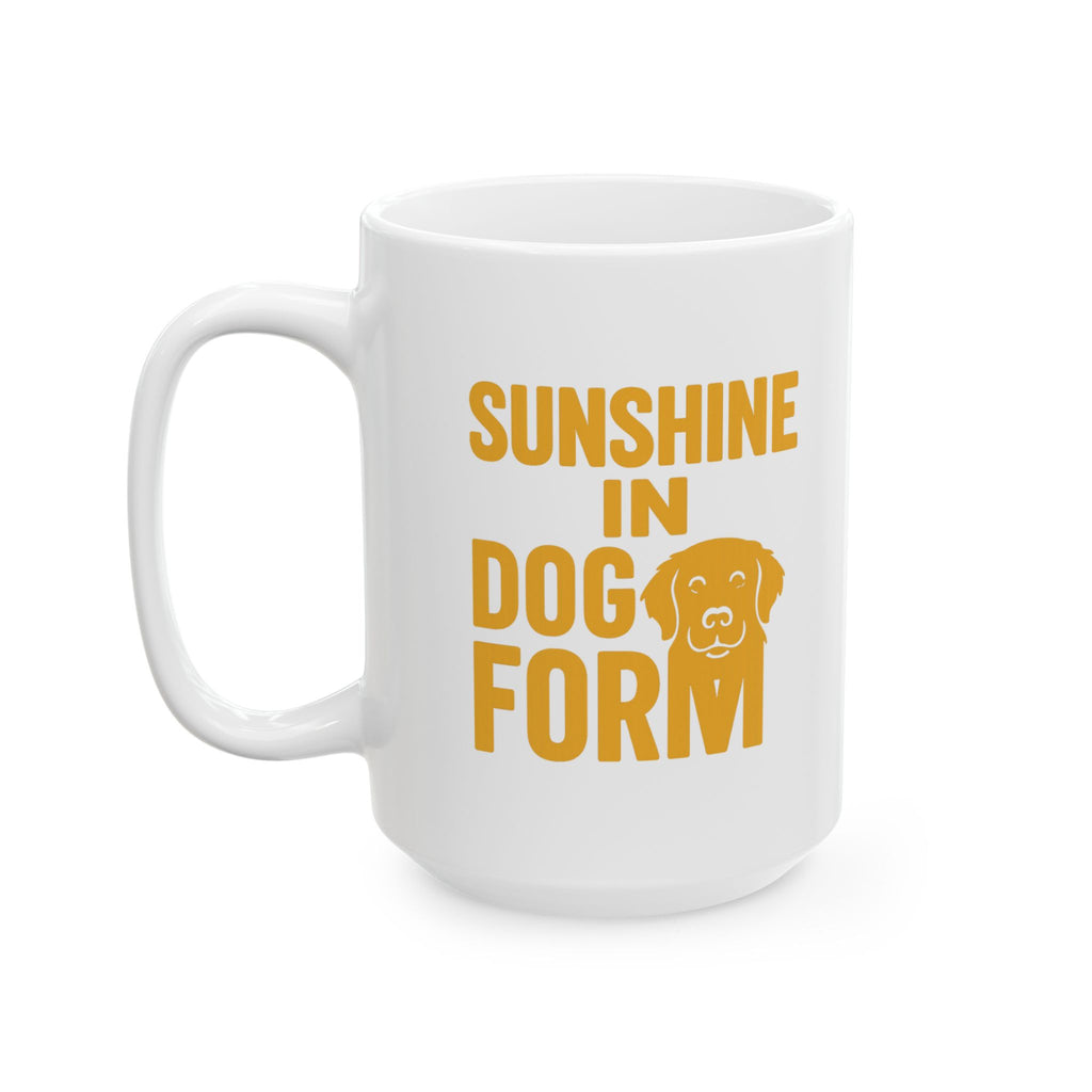 Golden Retriever Mom Sunshine In Dog Form Coffee Mug | Dog Lover Gift | Ceramic Mug