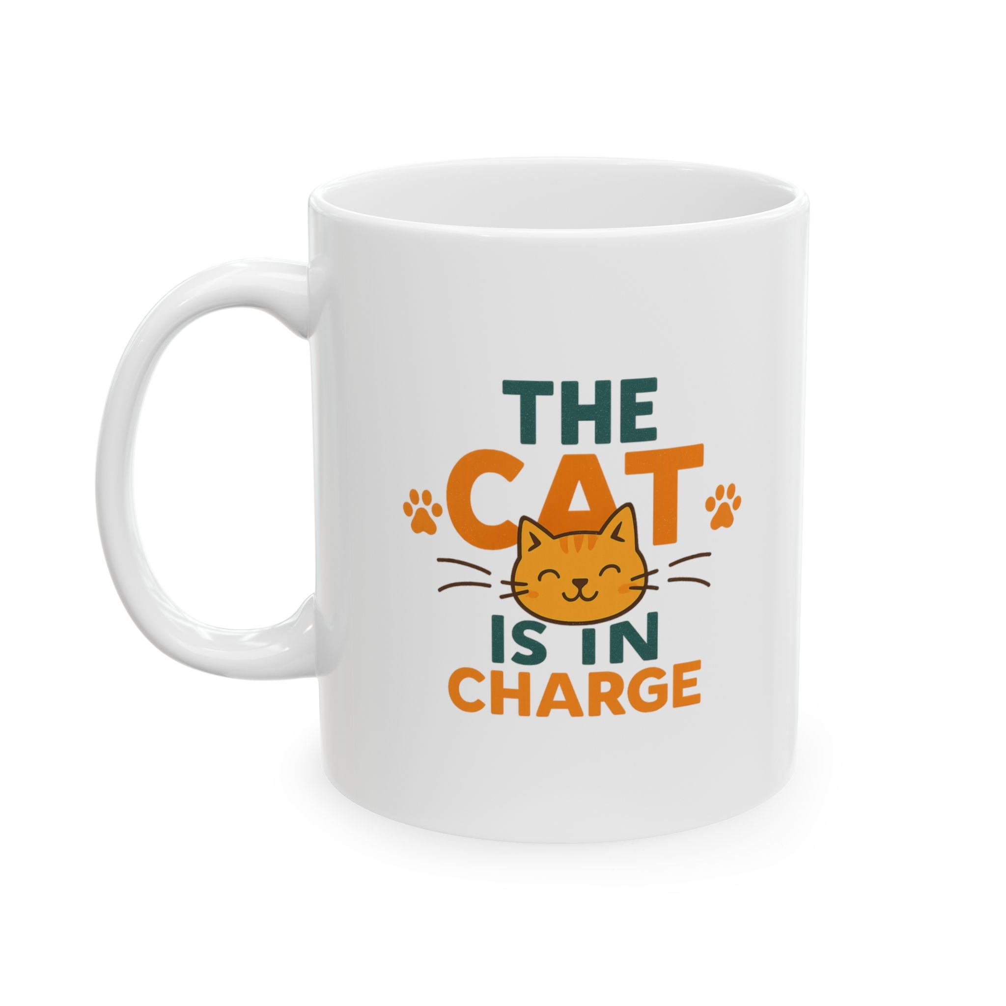 Meow Or Never Coffee Mug | Funny Cat Humor Gift | Ceramic Mug