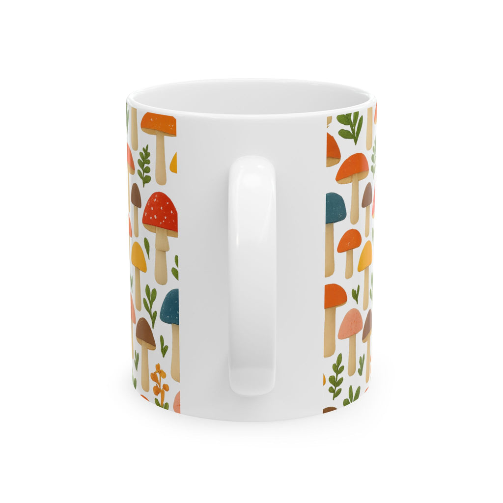 Whimsical Mushroom Forest Coffee Mug | Unique Gift | Ceramic Mug