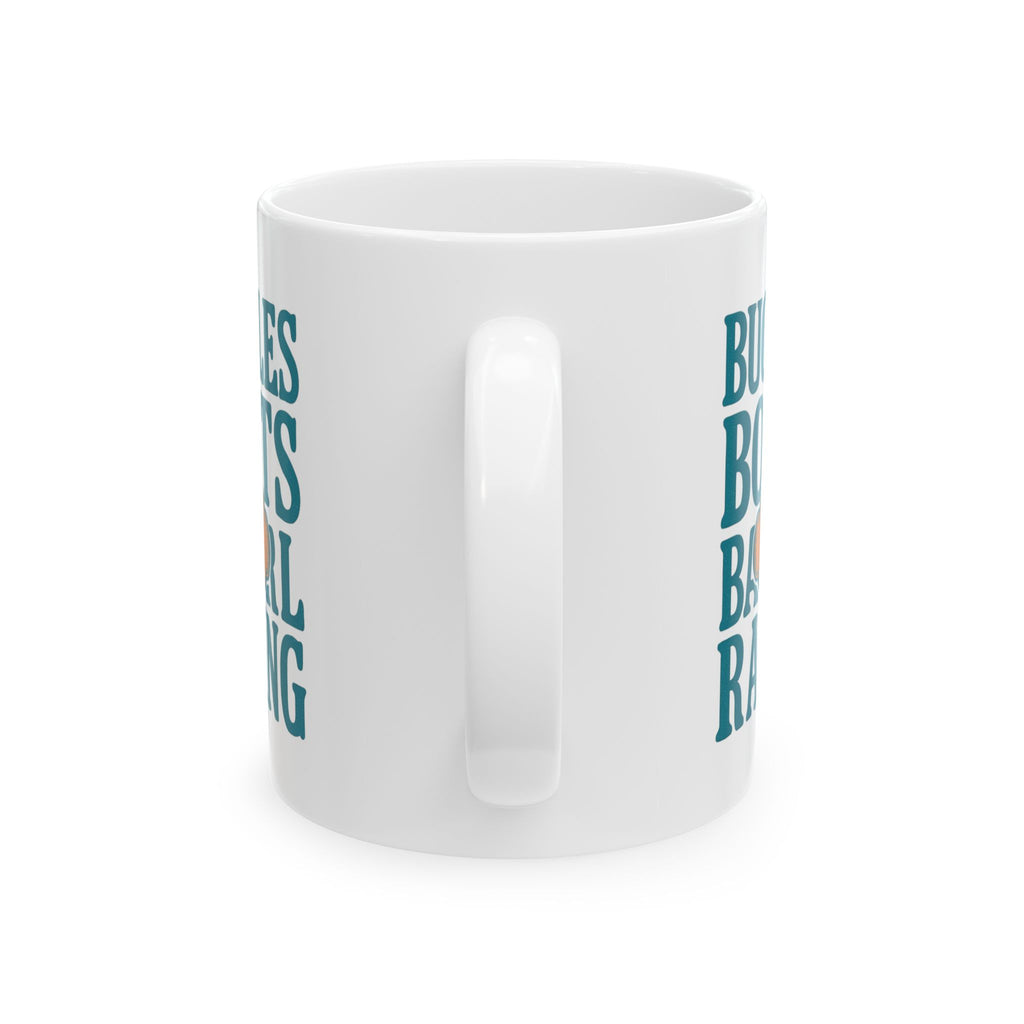 Rodeo Mom Buckles Boots And Barrel Racing Coffee Mug | Gift for Mom | Ceramic Mug