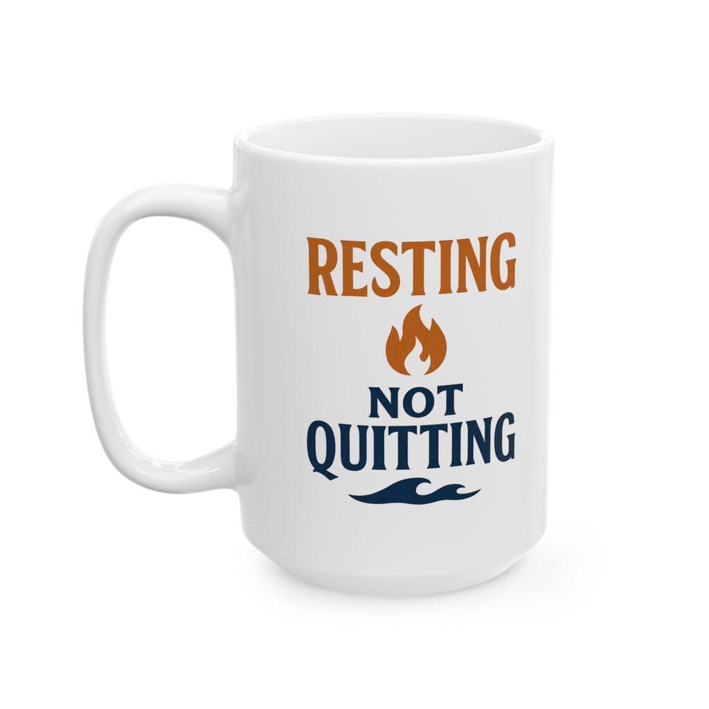 Burnout Survivor Resting But Not Quitting Coffee Mug | Unique Gift | Ceramic Mug