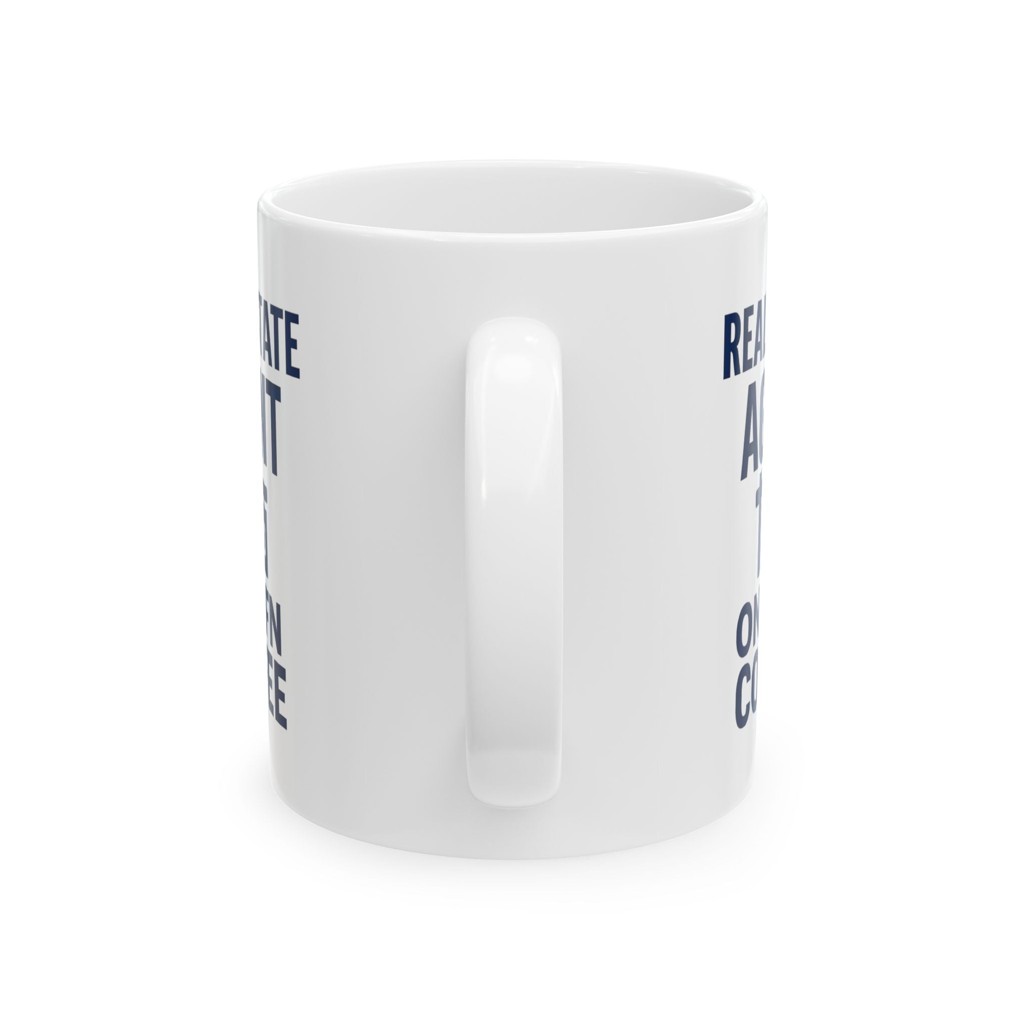 Real Estate Agent Sold On Coffee Coffee Mug | Coffee Lover Gift | Ceramic Mug