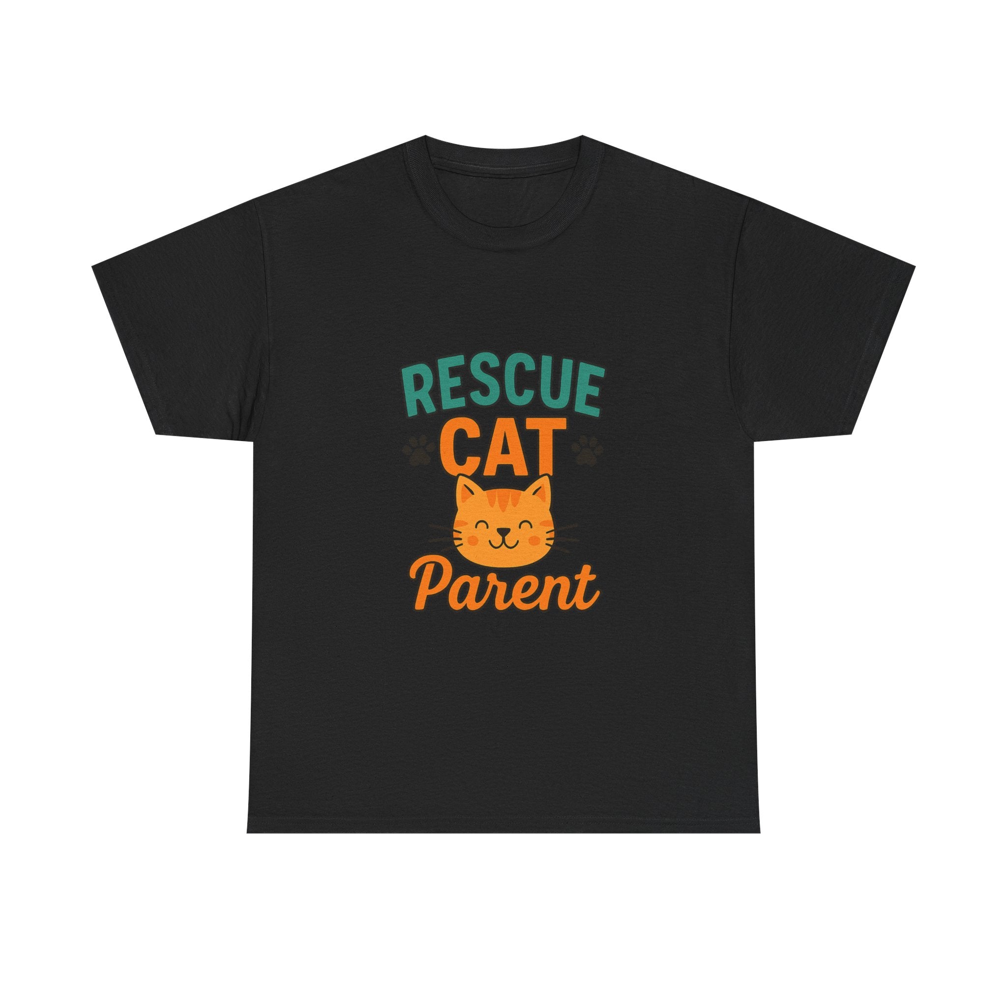 My Cat Rescued Me Too T-Shirt | Rescue Cat Appreciation | Graphic Tee