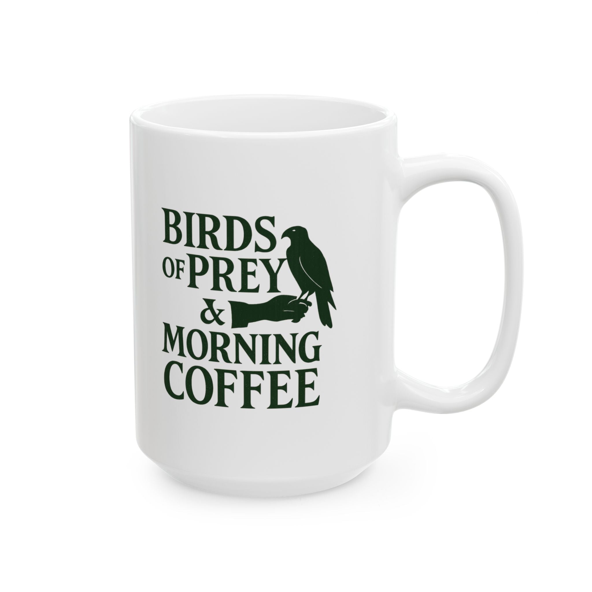 Falconer Birds Of Prey And Morning Coffee Coffee Mug | Coffee Lover Gift | Ceramic Mug
