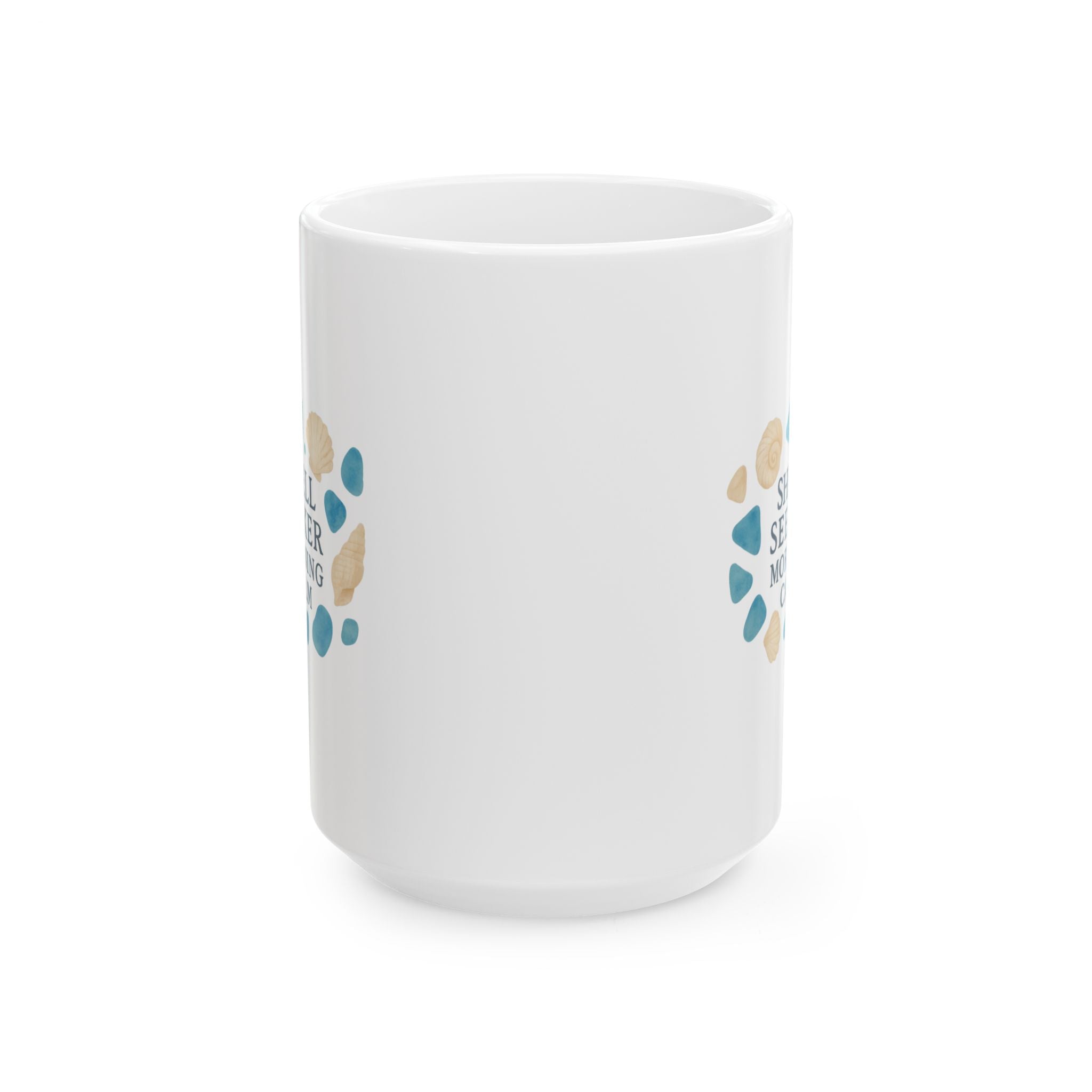 Beachcomber Shell Seeker Morning Calm Coffee Mug | Unique Gift | Ceramic Mug