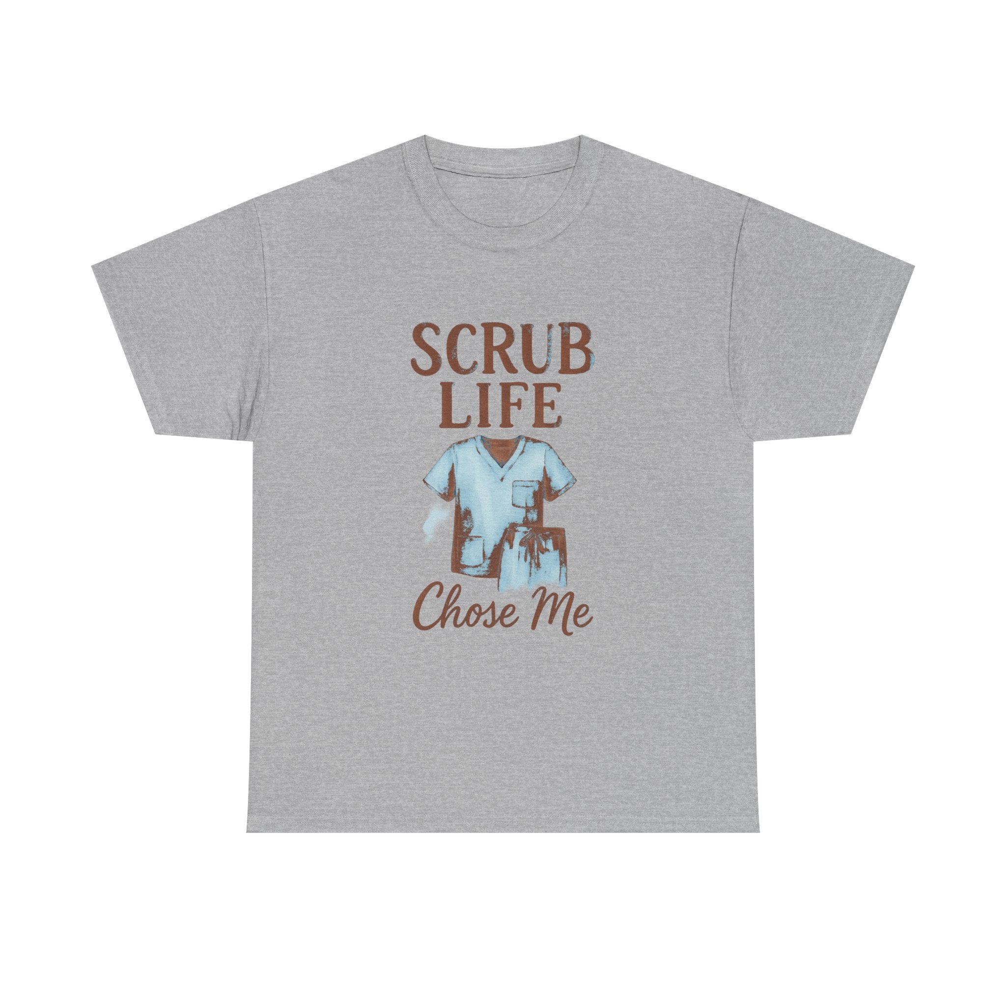Scrubs On Coffee In Nurse Mode T-Shirt | Funny Nurse Humor | Graphic Tee