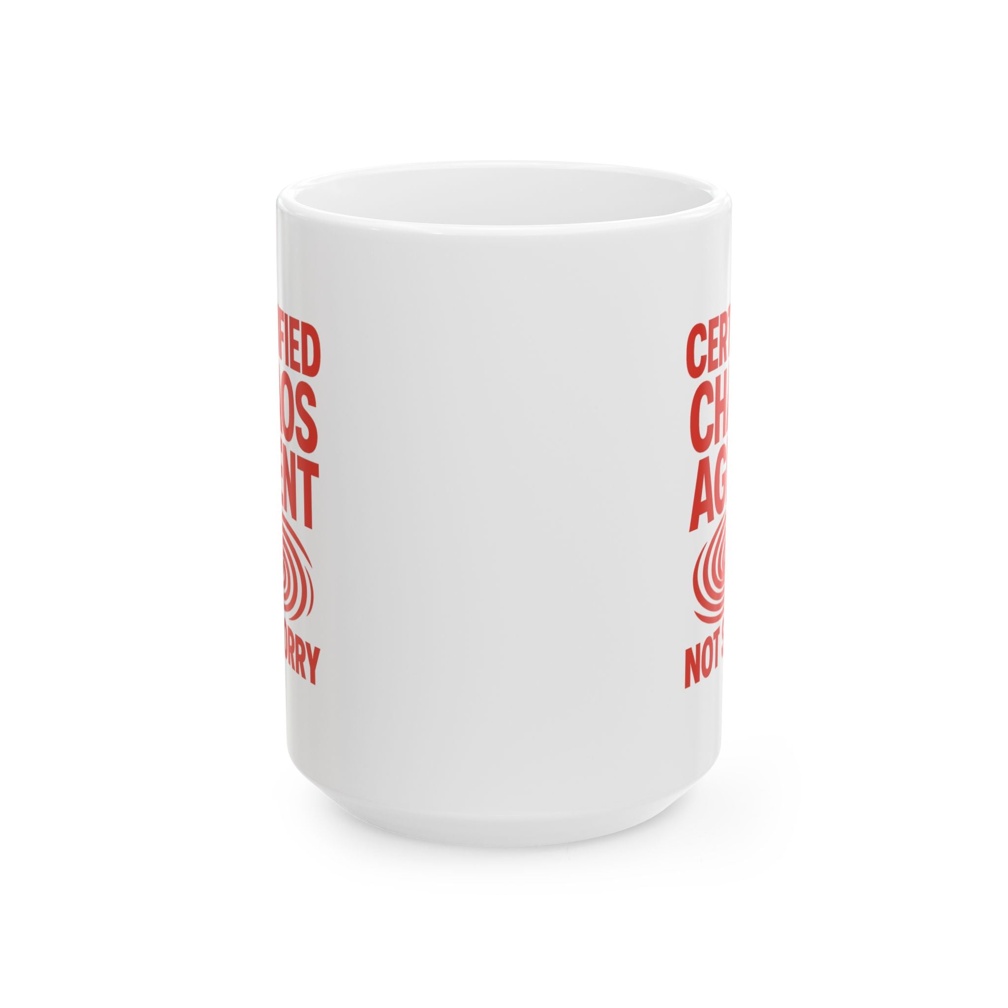 Certified Chaos Agent Not Sorry Coffee Mug | Unique Gift | Ceramic Mug