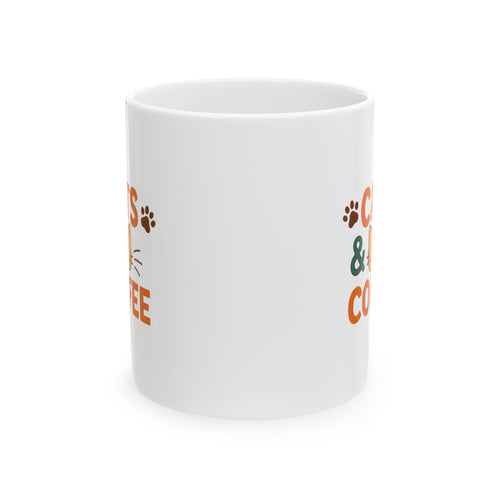 Cat Approves This Coffee Coffee Mug | Funny Cat And Coffee Gift | Ceramic Mug