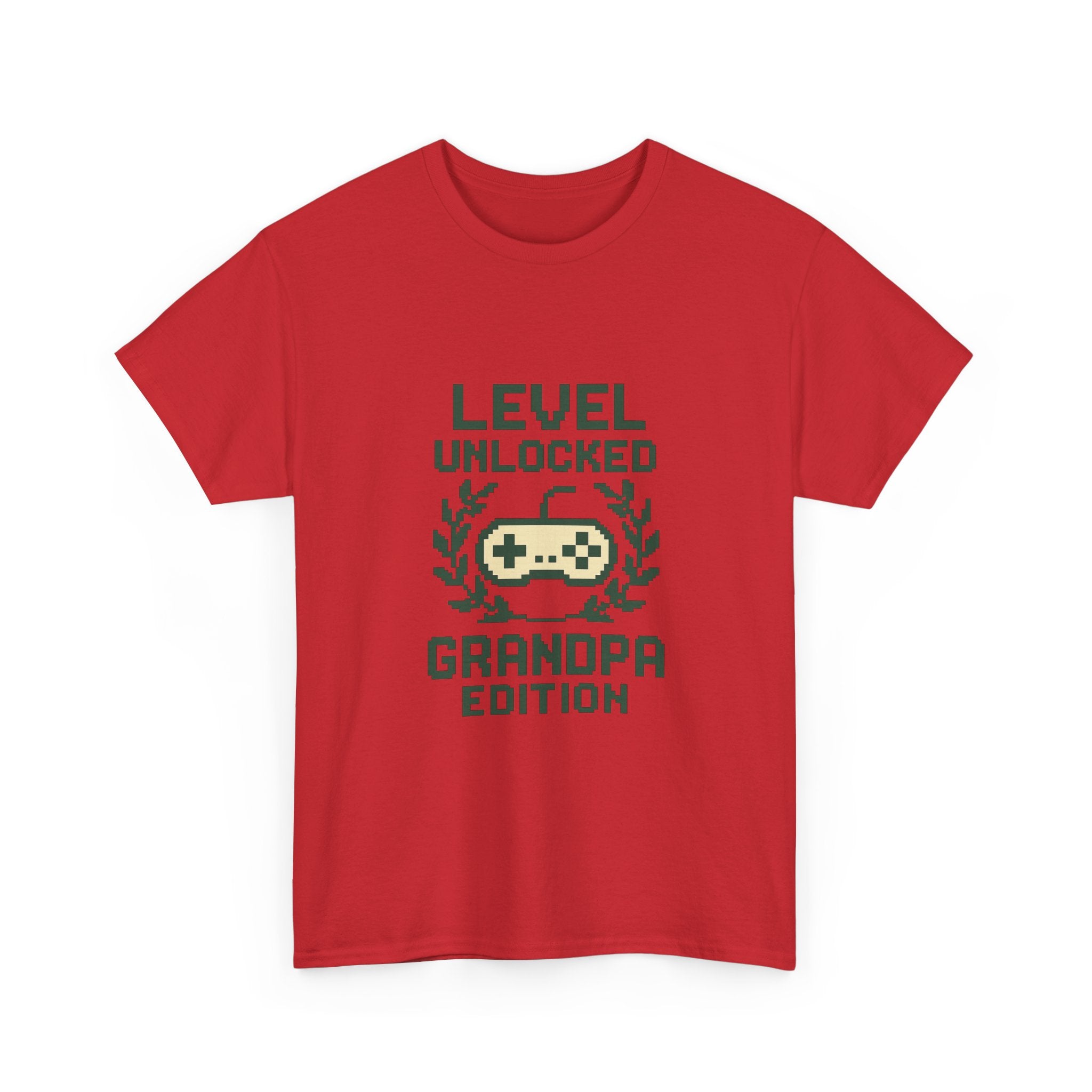 Gamer Grandpa Level Unlocked Grandpa Edition T-Shirt | Gift for Grandpa | Graphic Tee