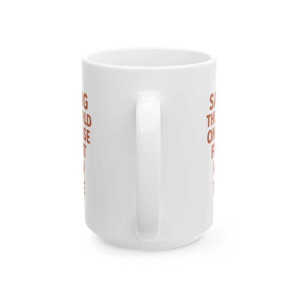 Social Worker Saving The World One Case File At A Time Coffee Mug | Unique Gift | Ceramic Mug