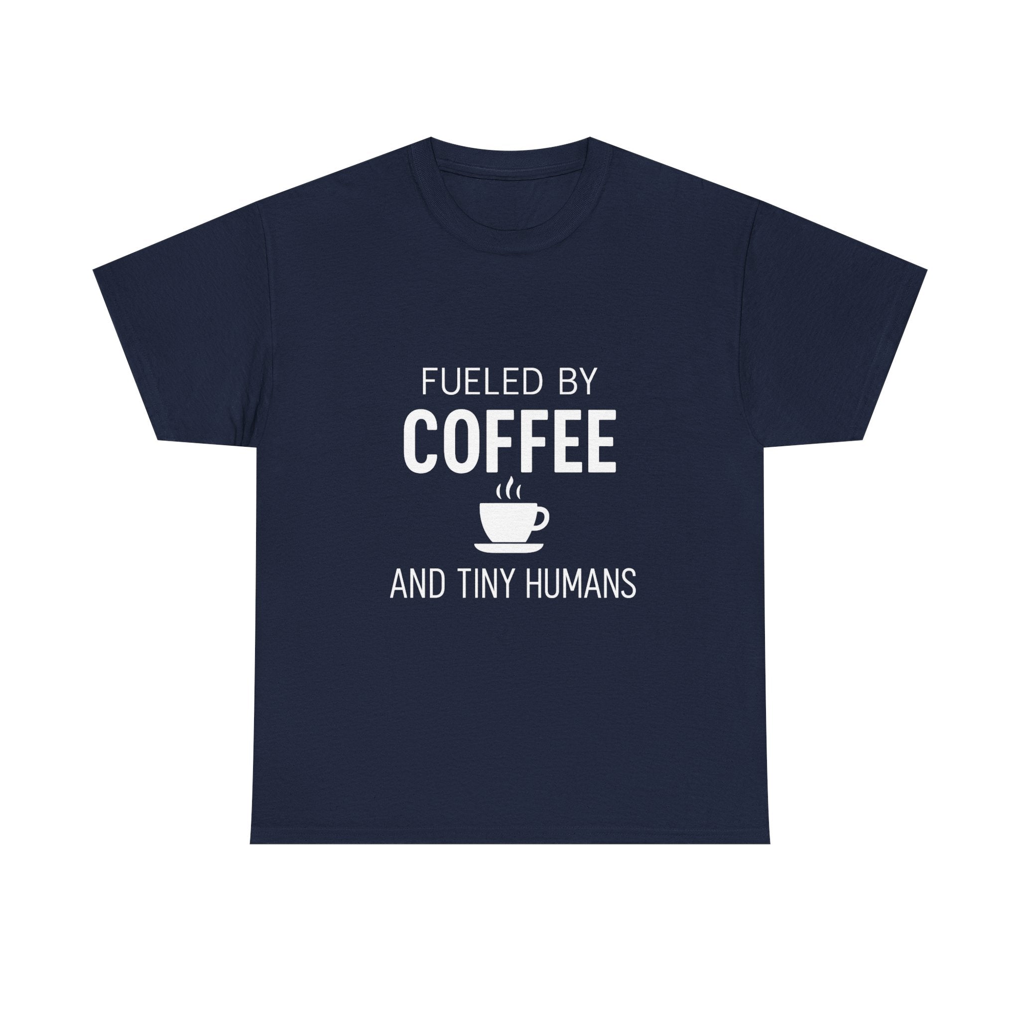 Fueled by Coffee Tiny Humans Teacher T-Shirt | Teacher Gift | Graphic Tee
