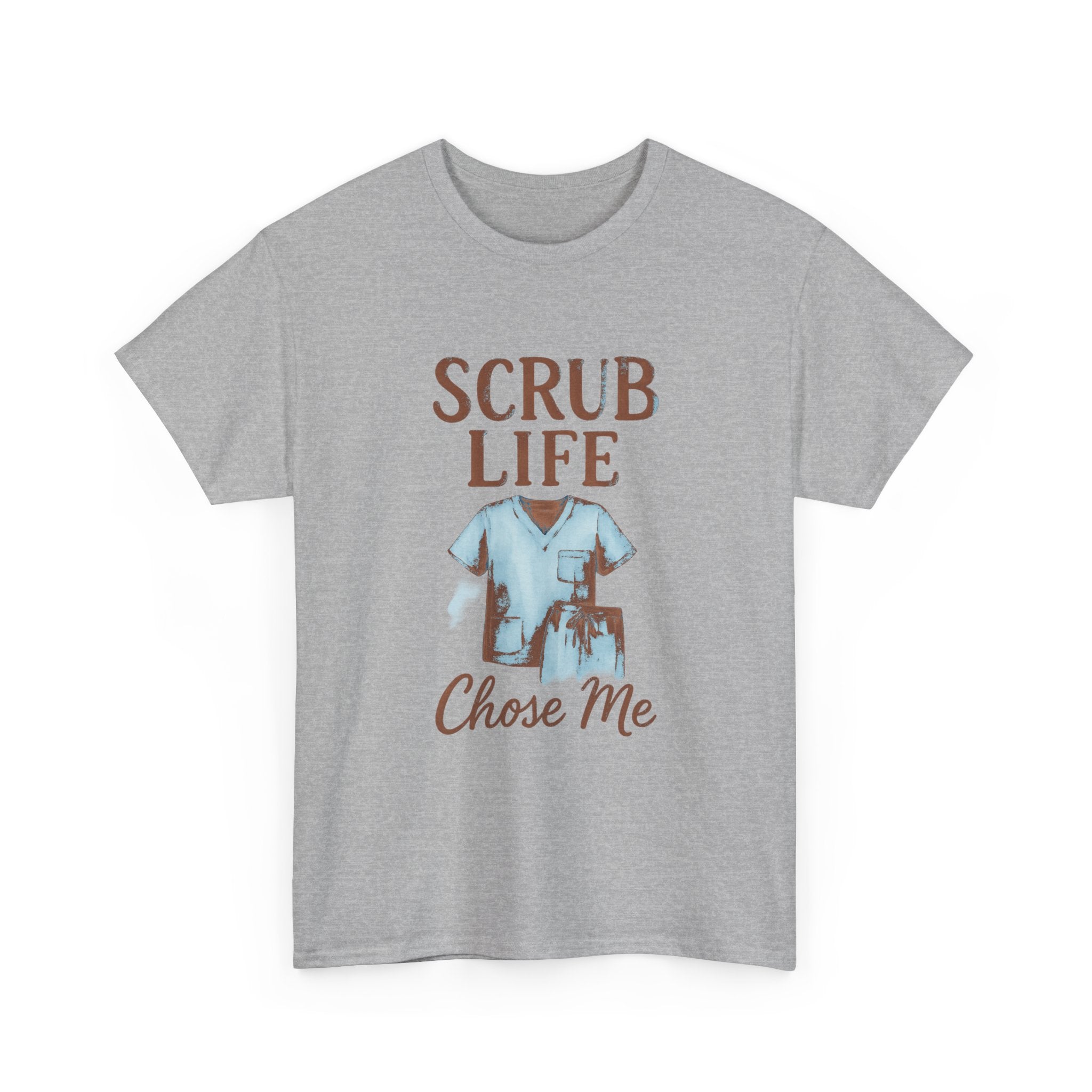 Scrubs On Coffee In Nurse Mode T-Shirt | Funny Nurse Humor | Graphic Tee