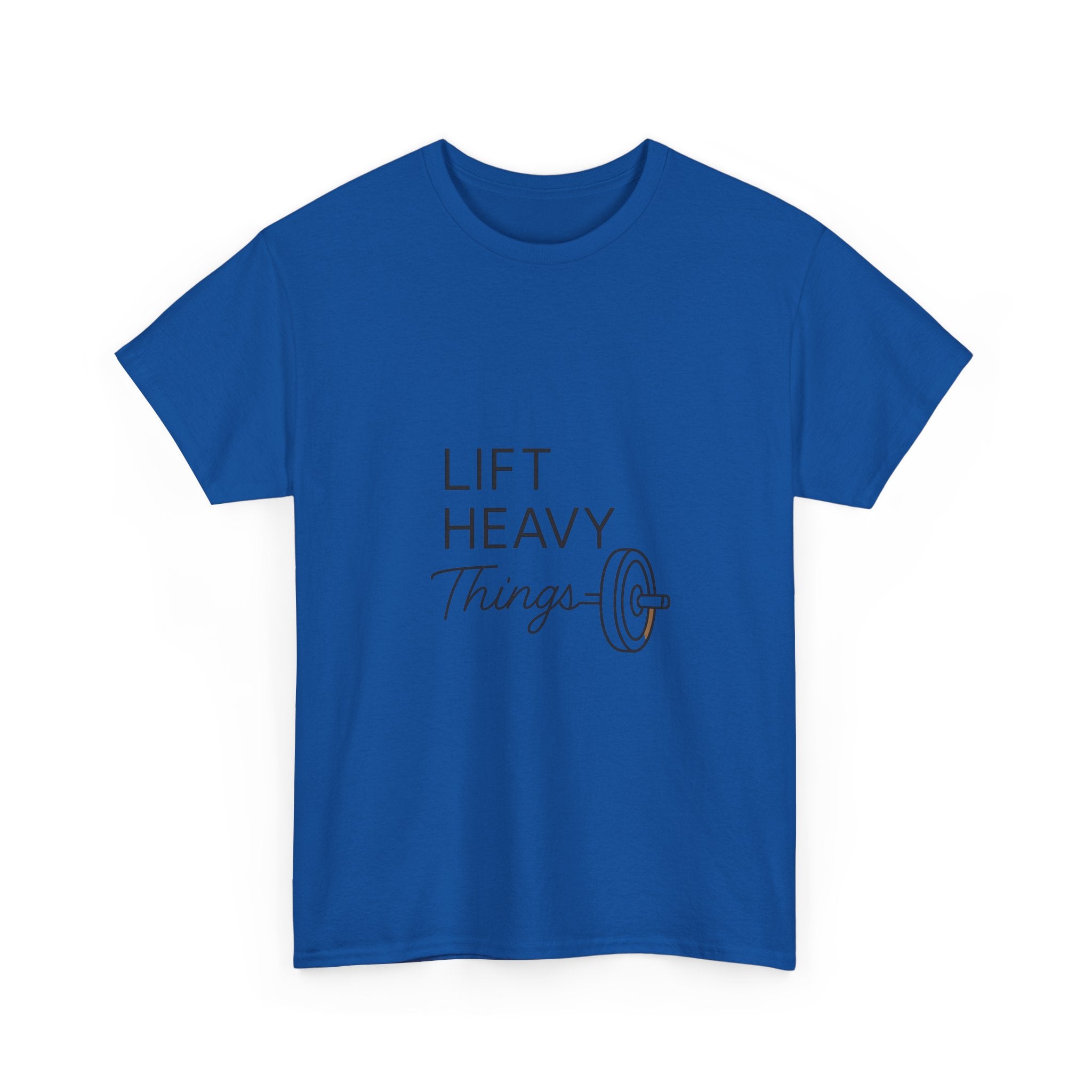 Lift Heavy Things It Helps T-Shirt | Weightlifting Gift | Graphic Tee