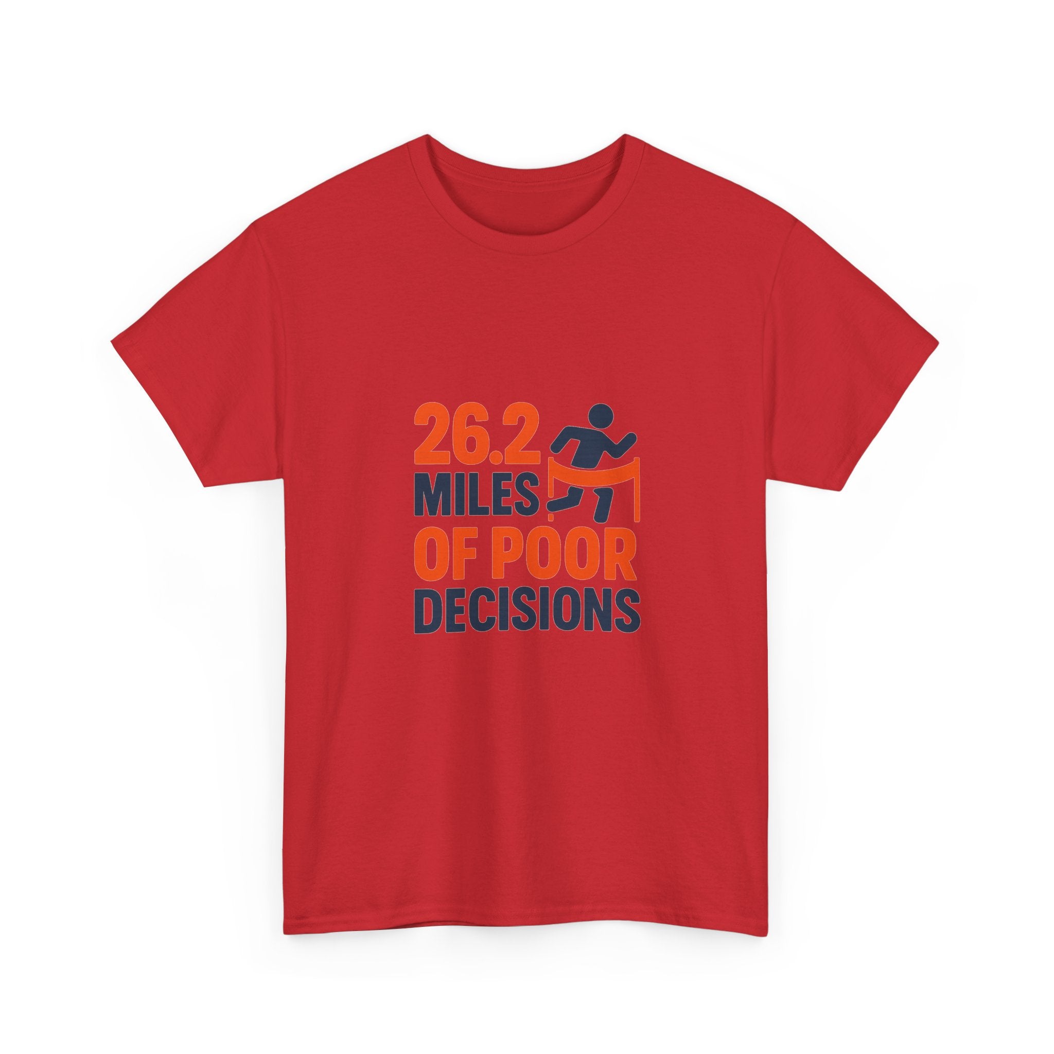 Marathon Finisher 26.2 Miles Of Poor Decisions T-Shirt | Unique Gift | Graphic Tee