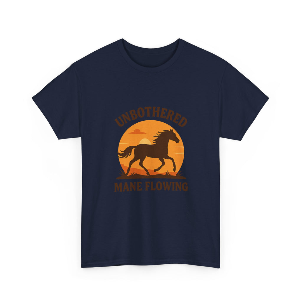 Horse Girl Unbothered Mane Flowing T-Shirt