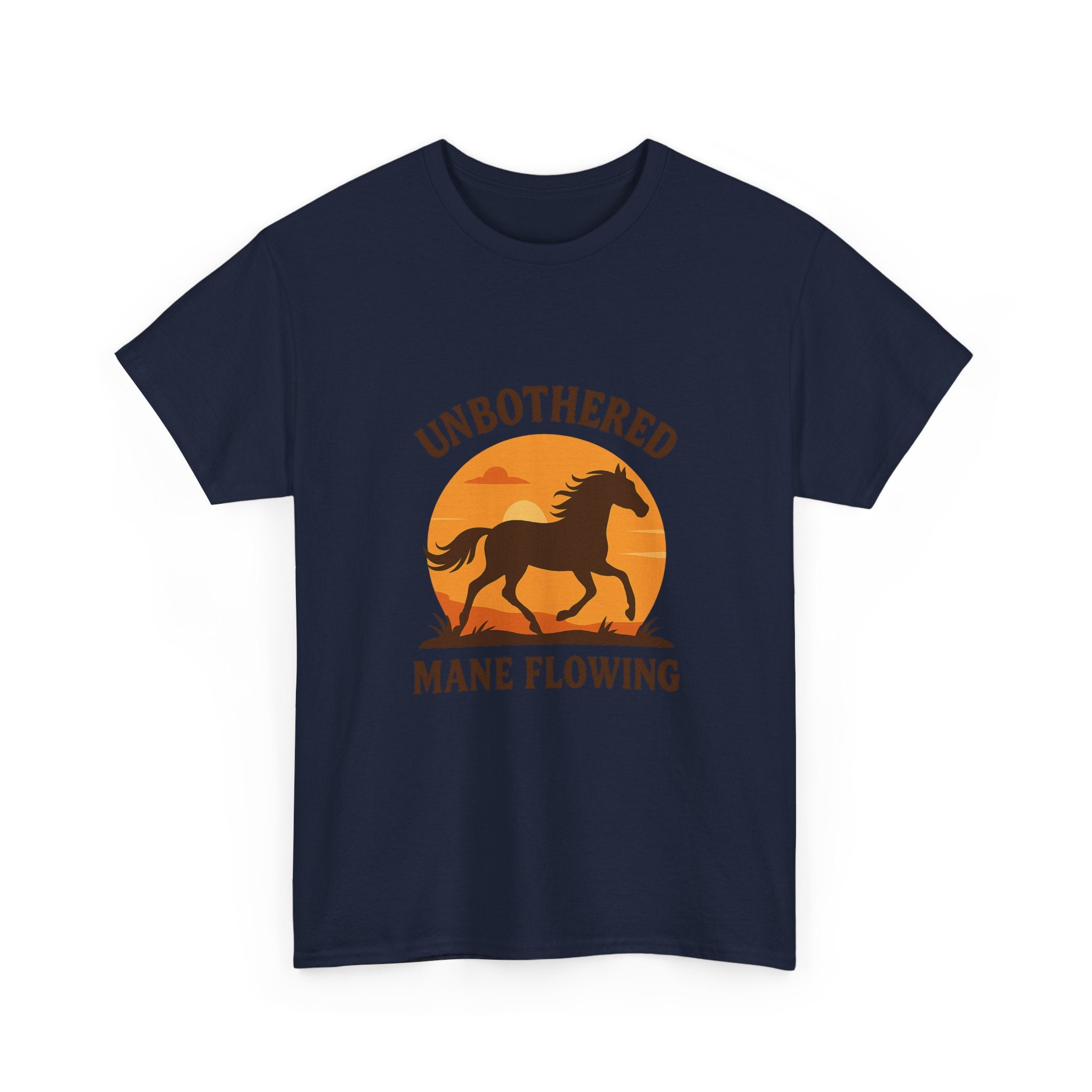 Horse Girl Unbothered Mane Flowing T-Shirt