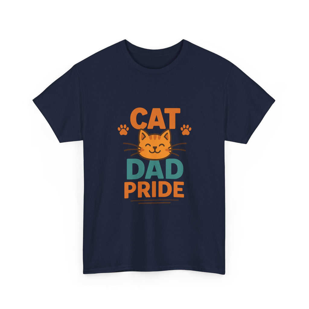 Cat Dad Just Here For The Cats T-Shirt | Cat Humor Gift | Graphic Tee