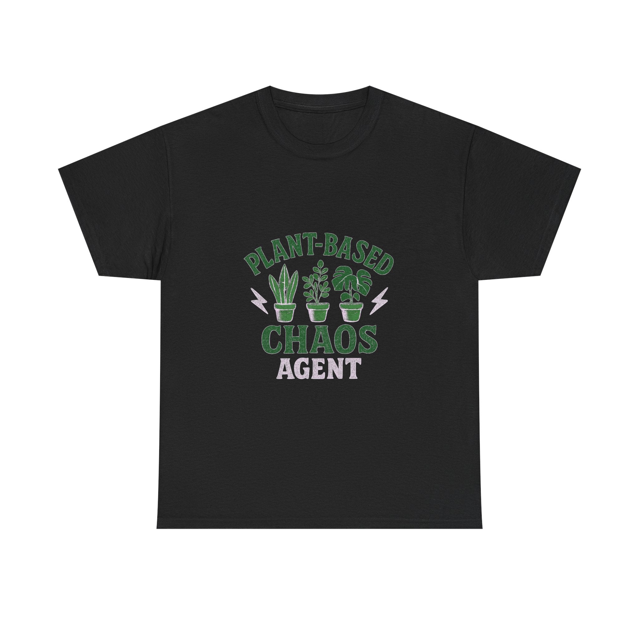 Plant-Based Chaos Agent T-Shirt | Unique Gift | Graphic Tee