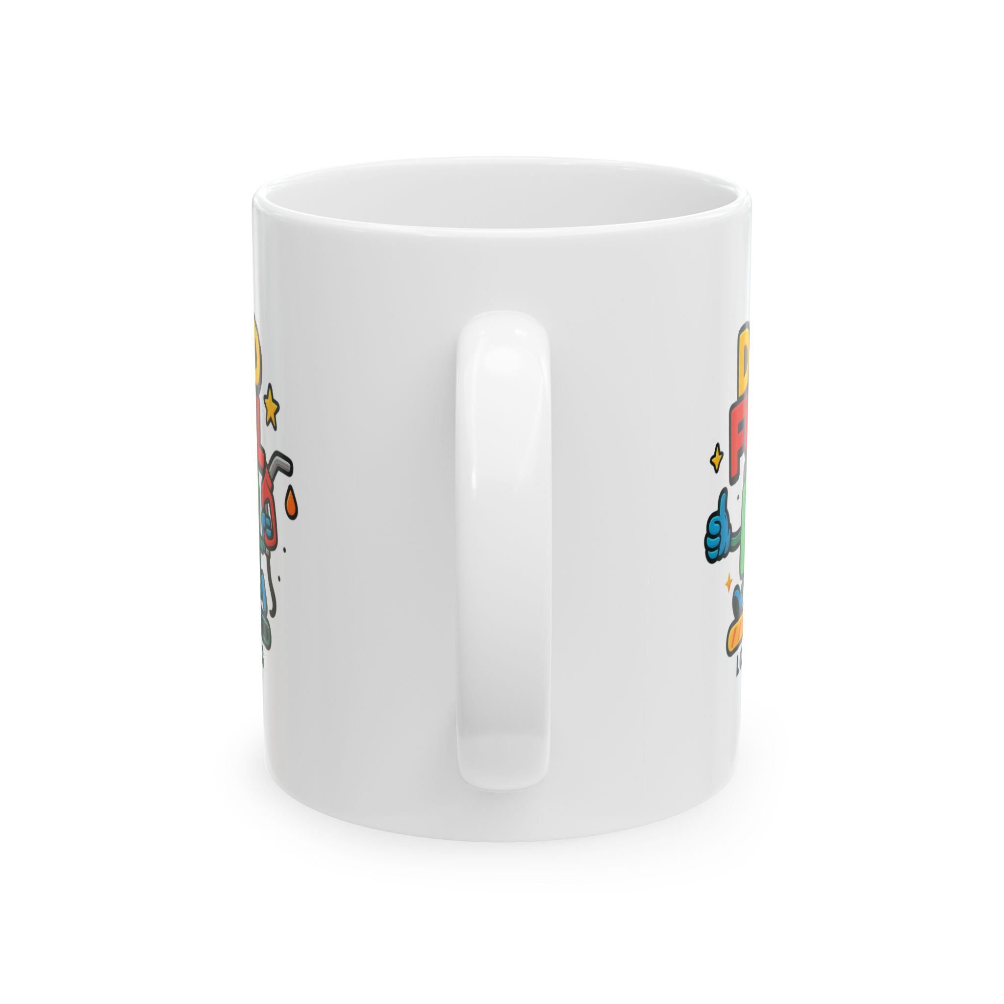 Dad Fuel In Progress Step Away Coffee Mug | Funny Father Gift | Ceramic Mug