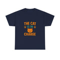 Boss Is The Cat T-Shirt | Funny Pet Humor | Graphic Tee