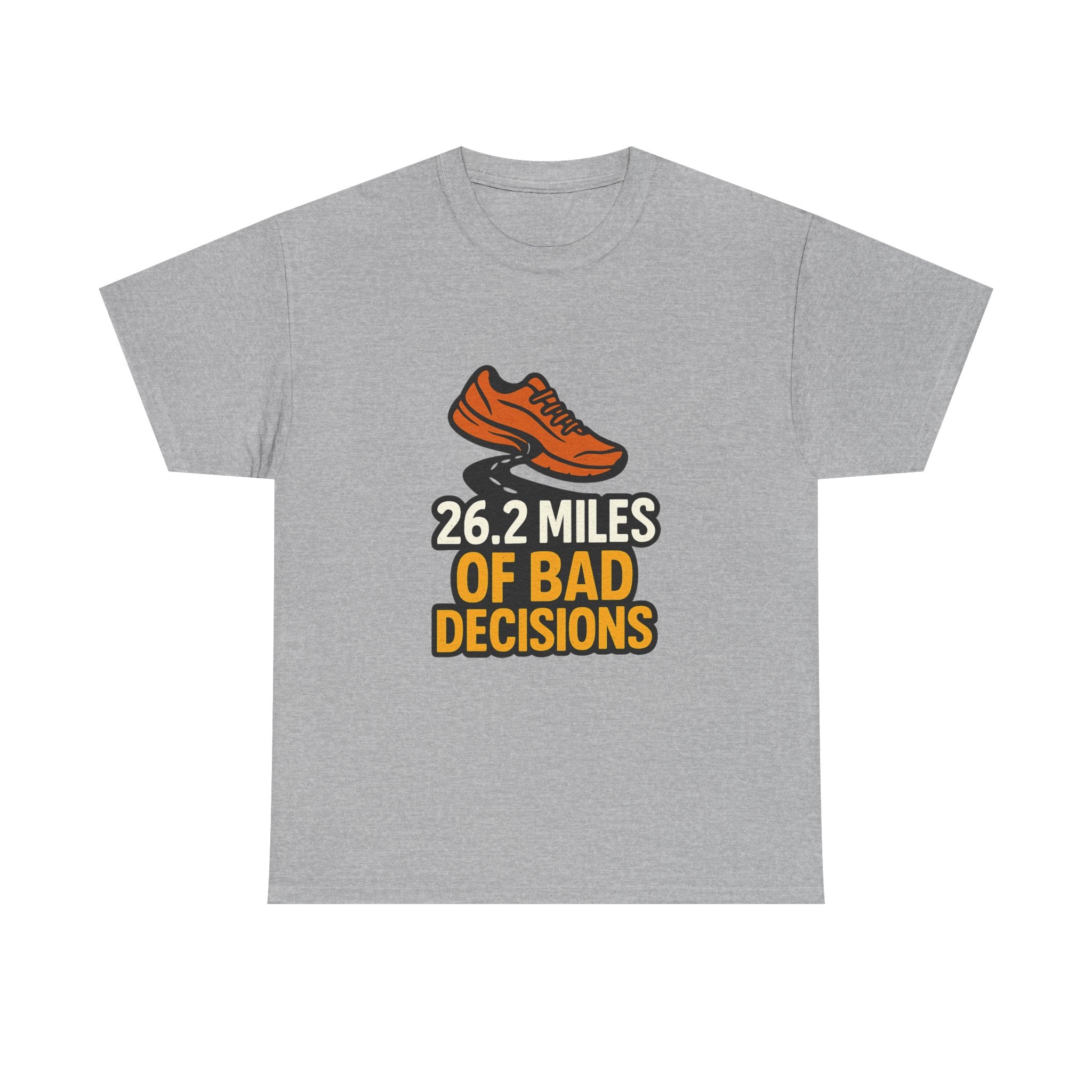 Marathon Runner 26.2 Miles Of Bad Decisions T-Shirt | Unique Gift | Graphic Tee