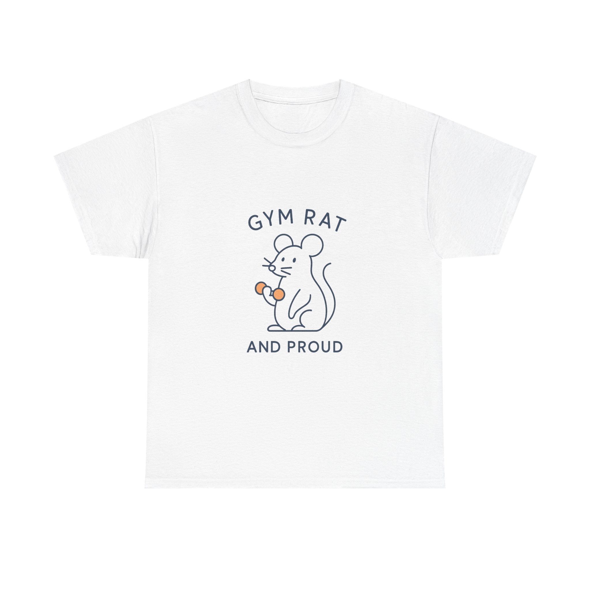Gym Rat Powered By Pre-Workout T-Shirt | Funny Gym Gift | Graphic Tee