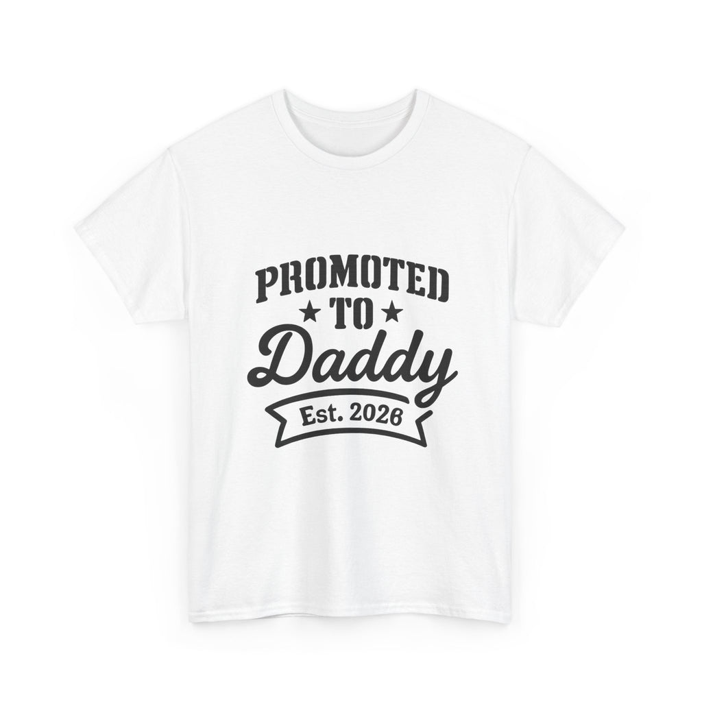 Promoted To Daddy New Dad T-Shirt | Gift for Dad | Graphic Tee
