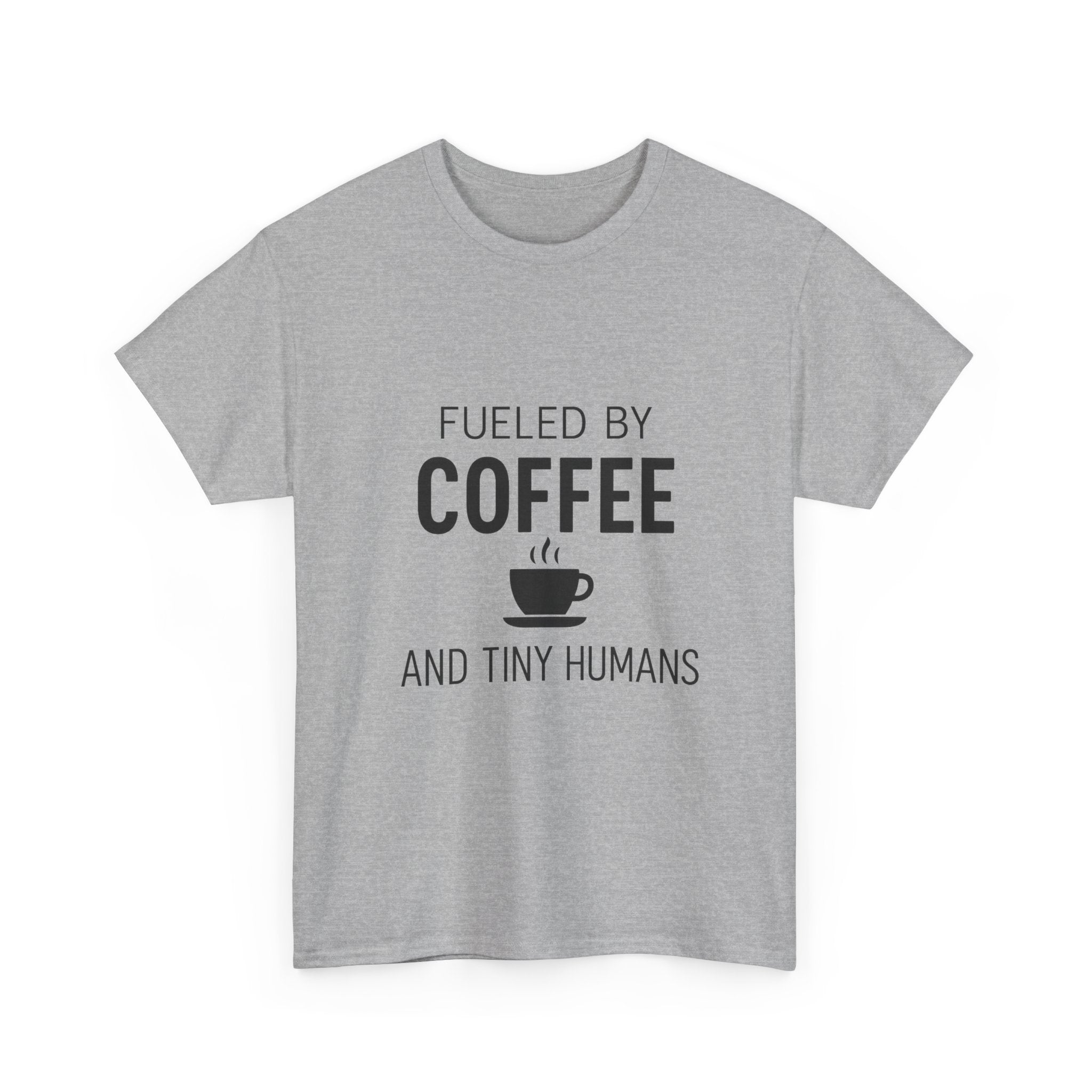 Fueled by Coffee Tiny Humans Teacher T-Shirt | Teacher Gift | Graphic Tee