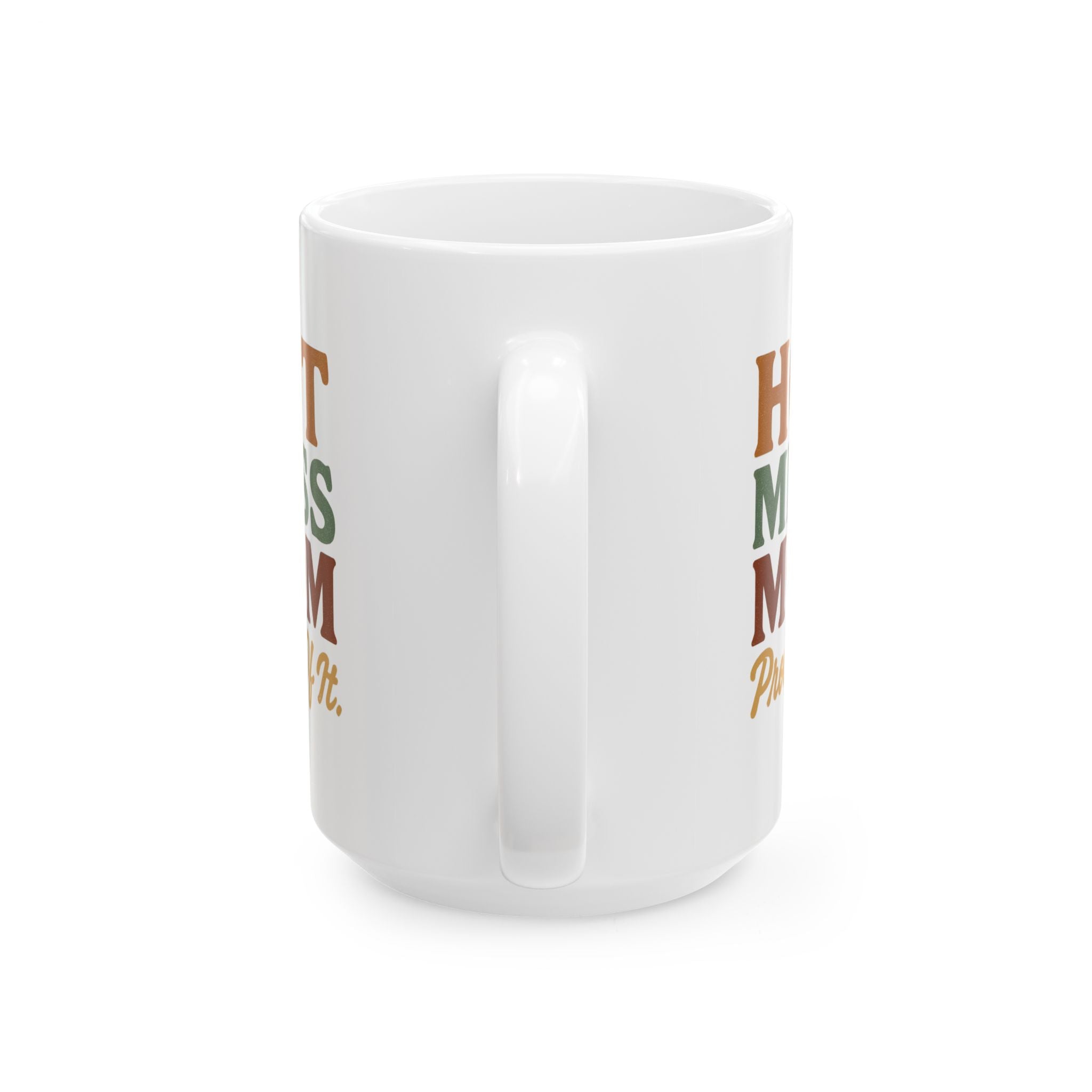 Official Hot Mess Mom Card Carrying Member Coffee Mug | Funny Gift | Ceramic Mug