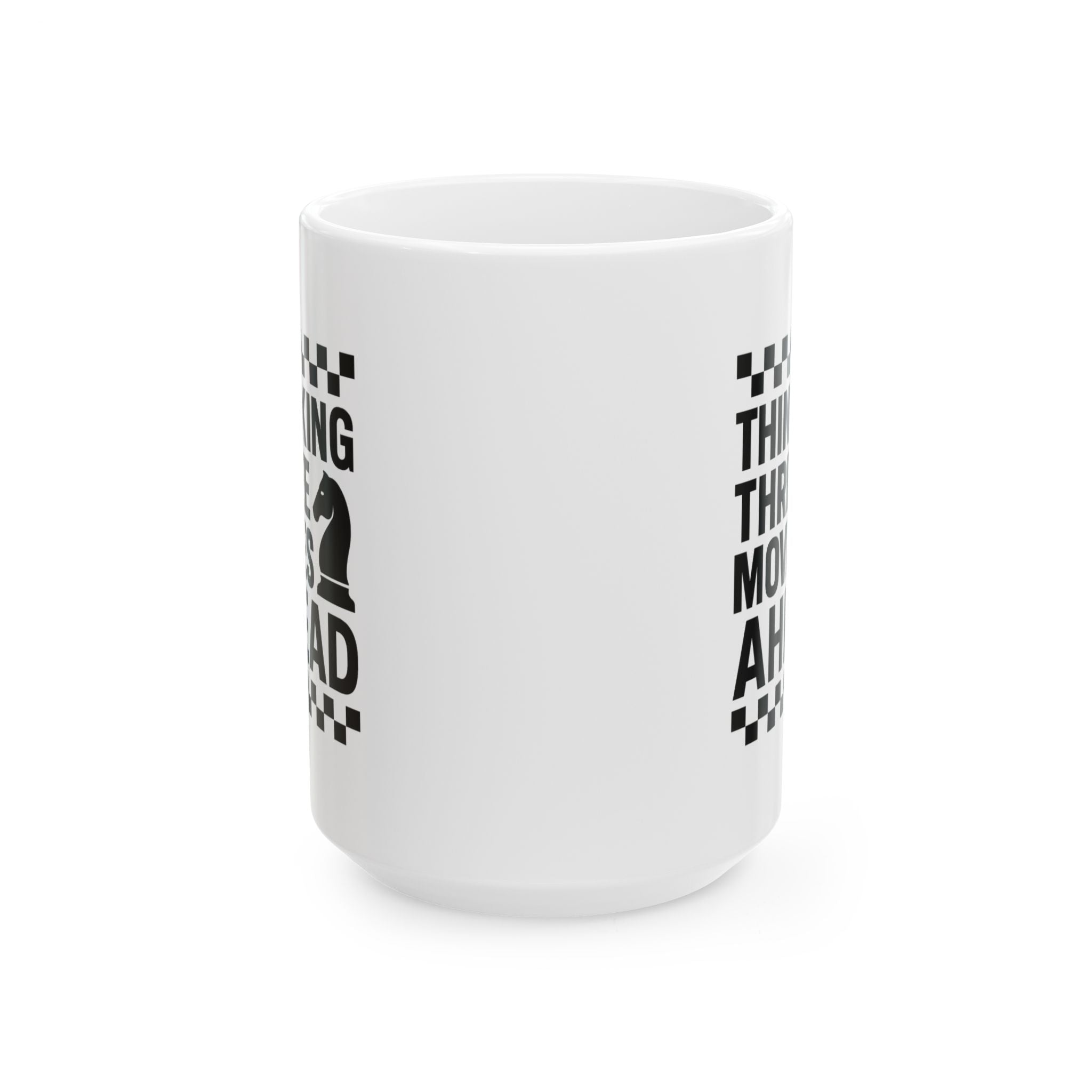 Chess Player Thinking Three Moves Ahead Coffee Mug | Unique Gift | Ceramic Mug