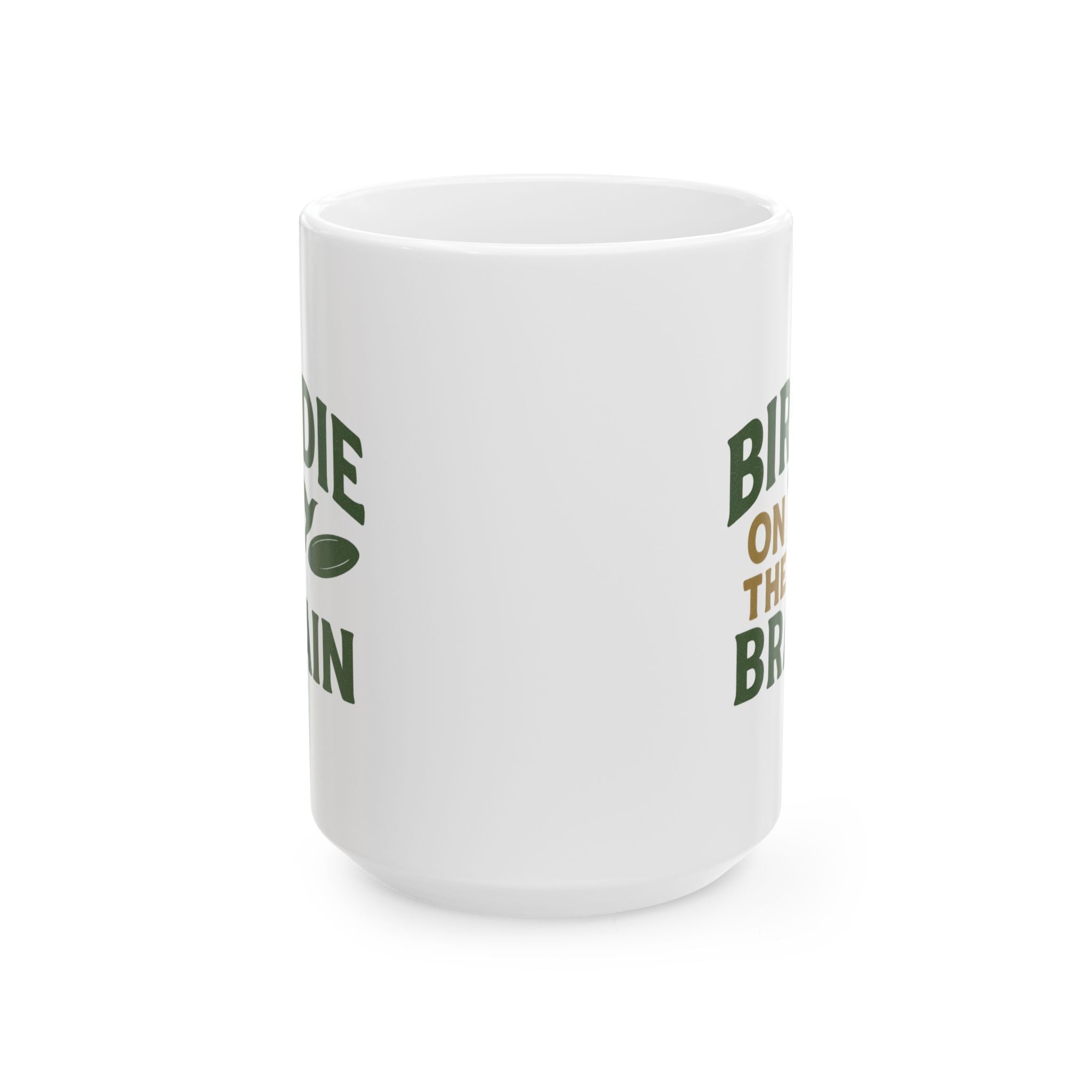 Disc Golfer Birdie On The Brain Coffee In Hand Coffee Mug | Coffee Lover Gift | Ceramic Mug