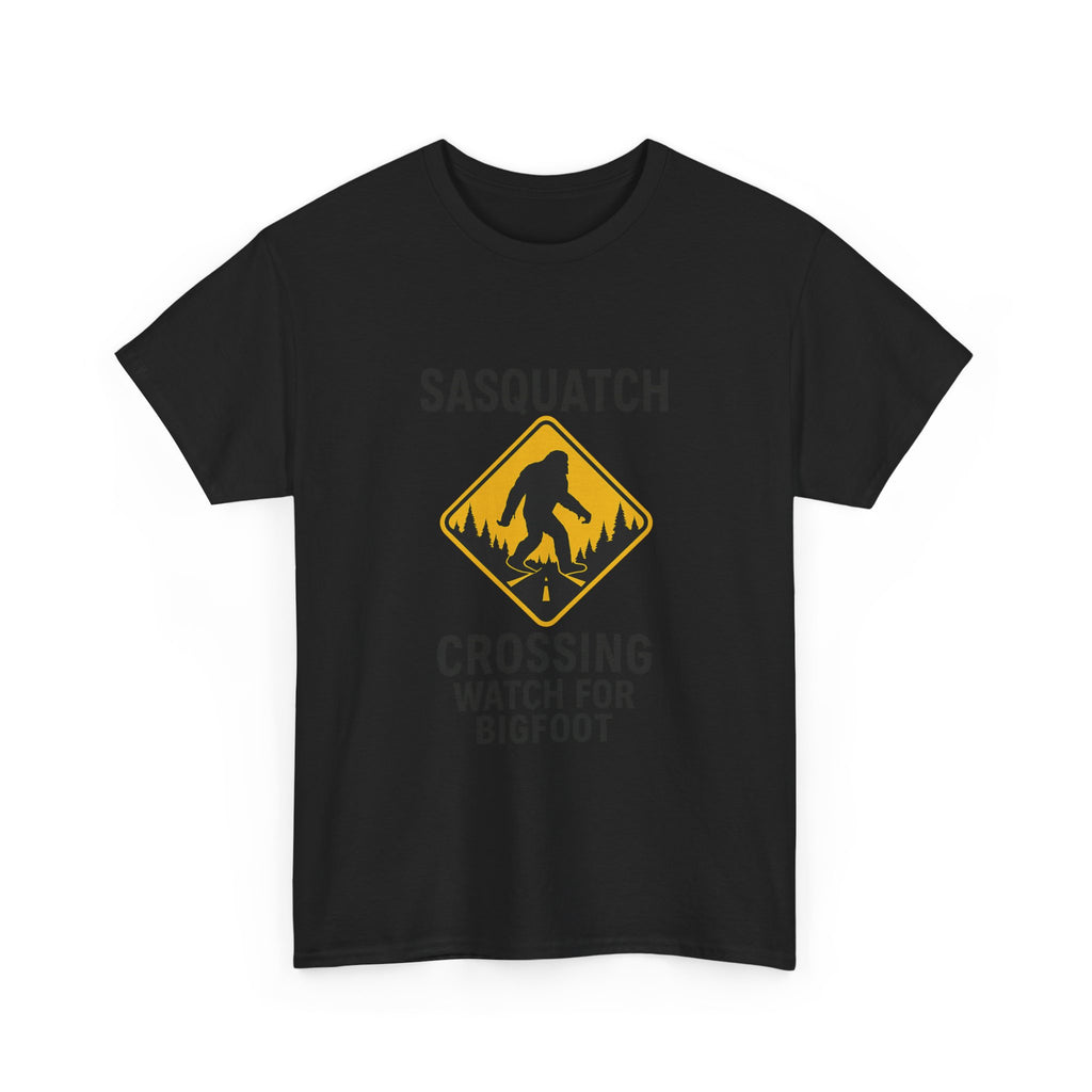 Sasquatch Crossing Watch For Bigfoot T-Shirt | Unique Gift | Graphic Tee