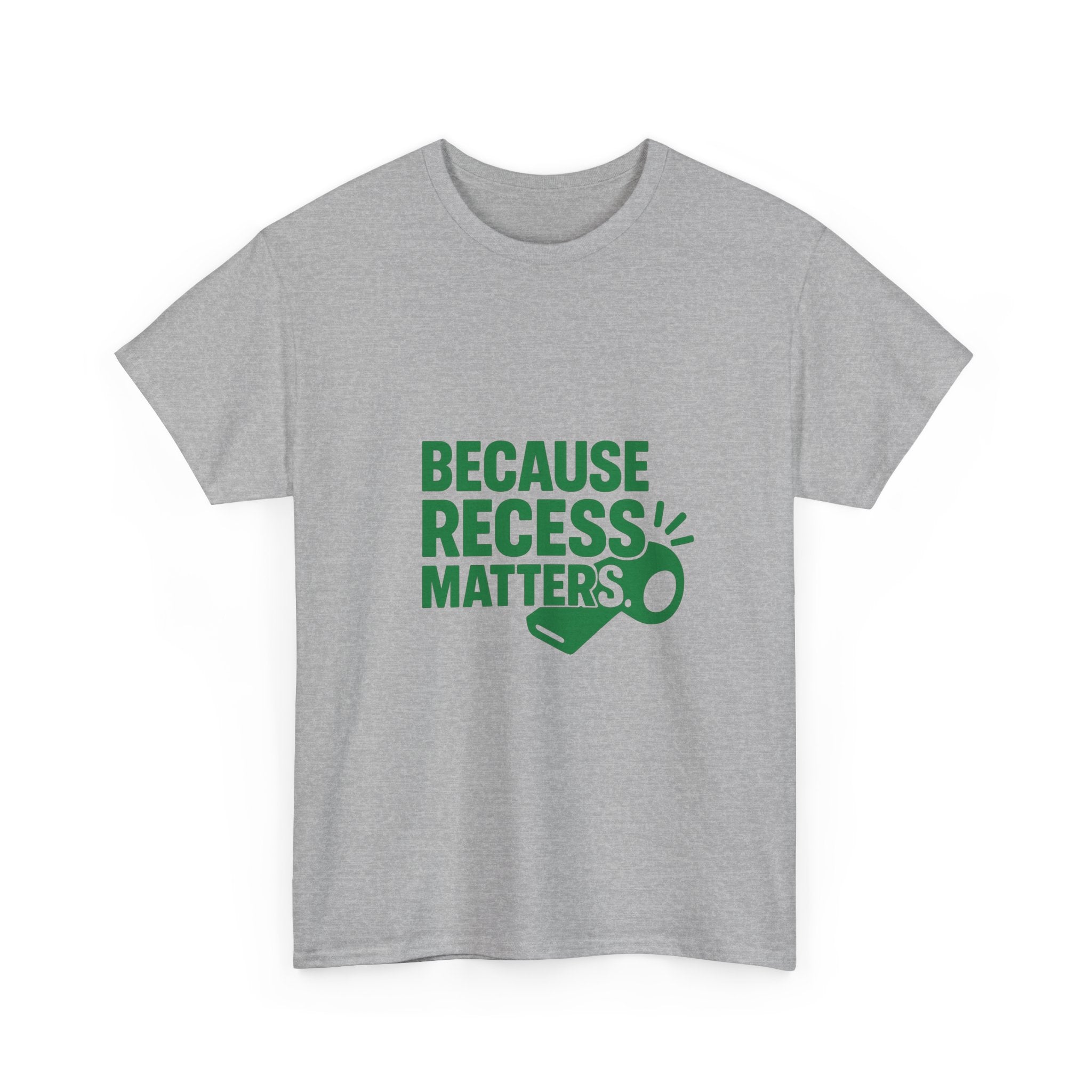 PE Teacher Because Recess Matters T-Shirt | Teacher Gift | Graphic Tee