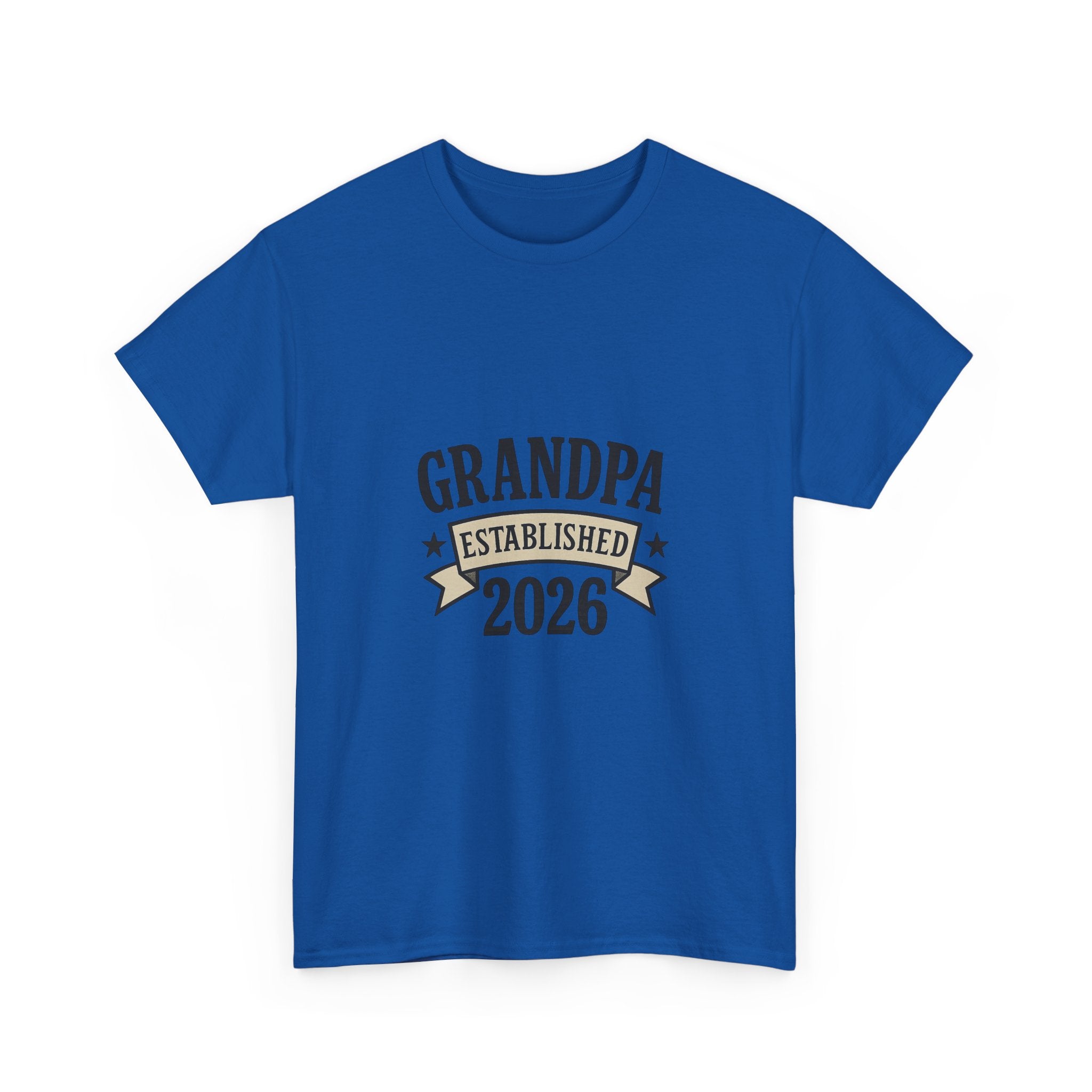 Grandpa Established 2026 New Grandpa T-Shirt | Gift for Grandpa | Graphic Tee