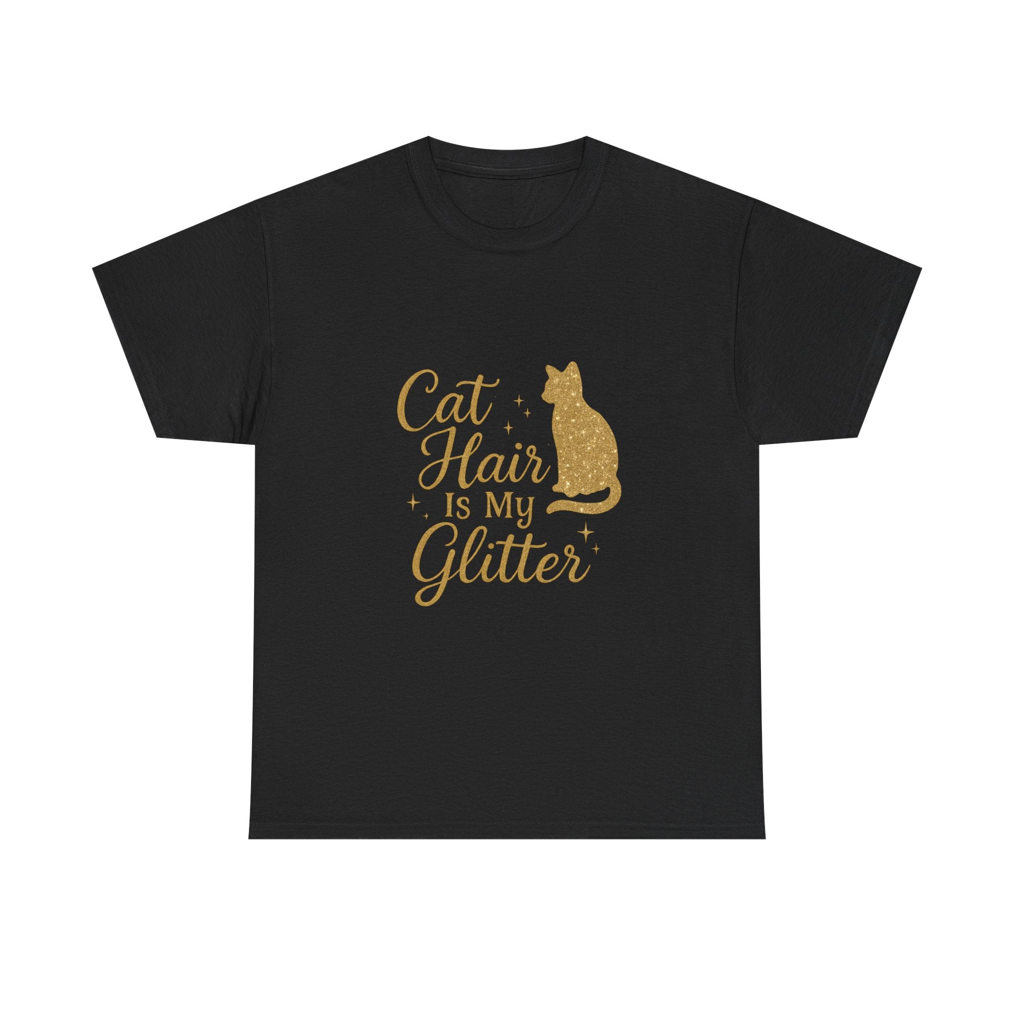 Cat Hair Is My Glitter Cat Mom T-Shirt | Cat Lover Gift | Graphic Tee