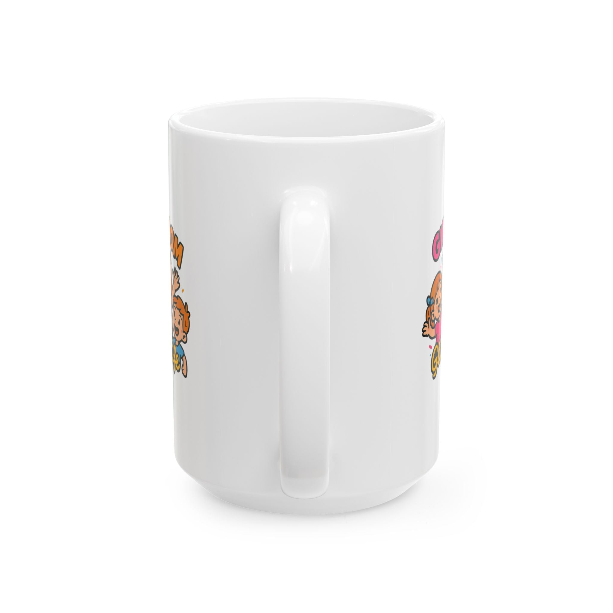 Girl Mom Hair Bows And Chaos Coffee Mug | Funny Girl Mom Gift | Ceramic Mug