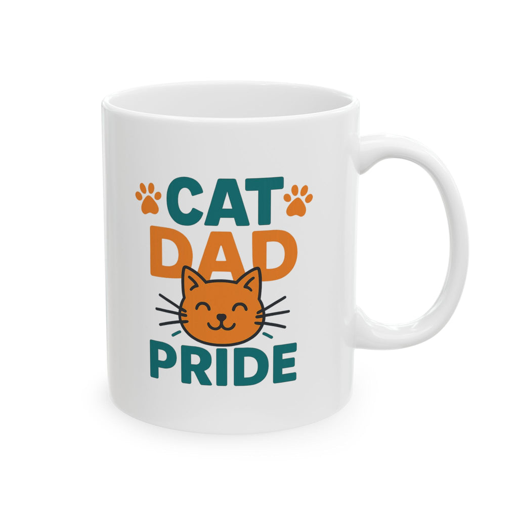 Real Men Love Cats Coffee Mug | Cat Dad Gift | Ceramic Mug