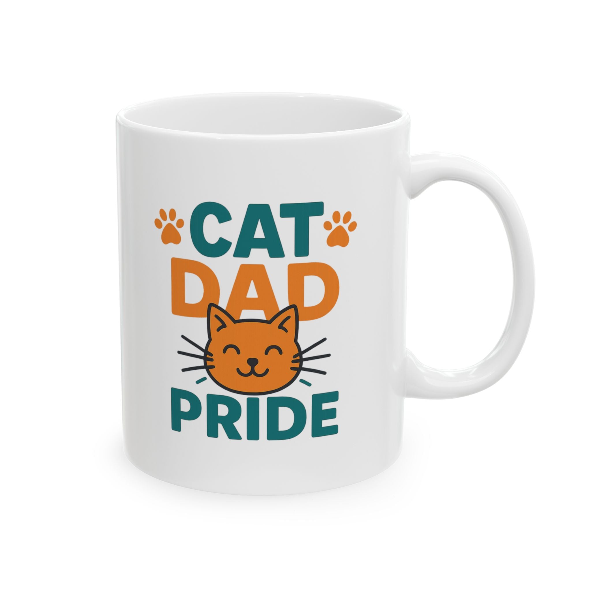 Real Men Love Cats Coffee Mug | Cat Dad Gift | Ceramic Mug