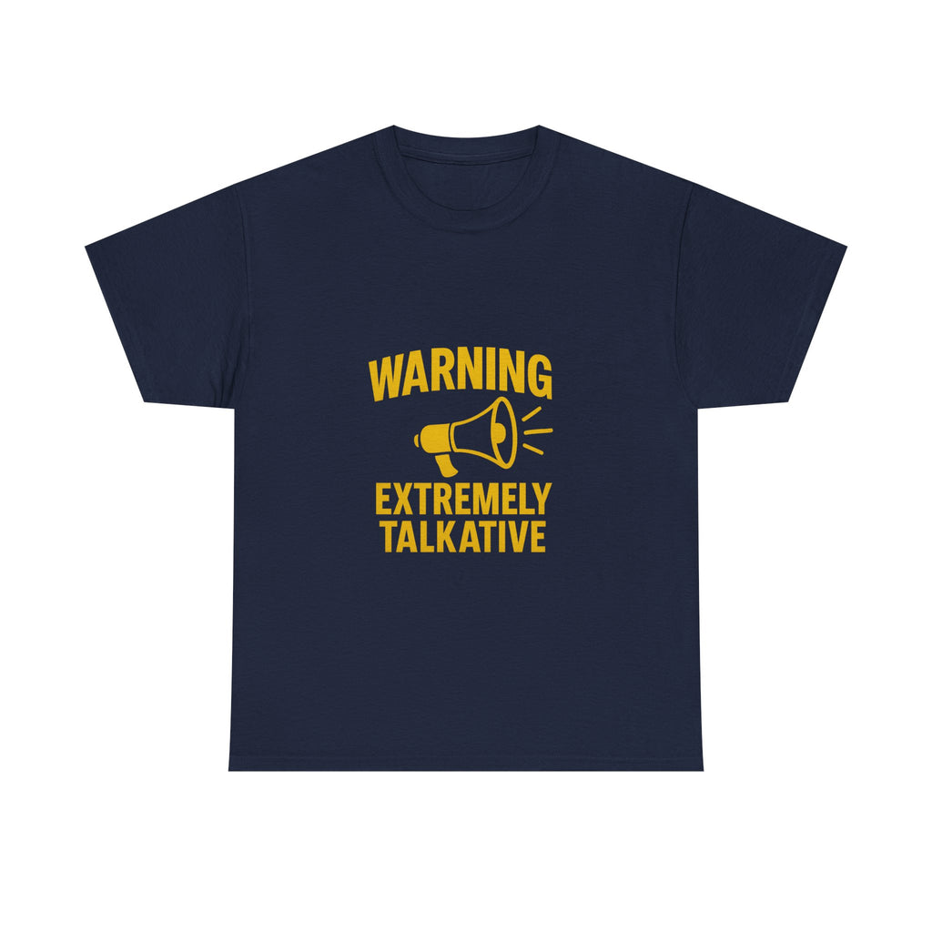 Extrovert Warning Extremely Talkative T-Shirt | Unique Gift | Graphic Tee