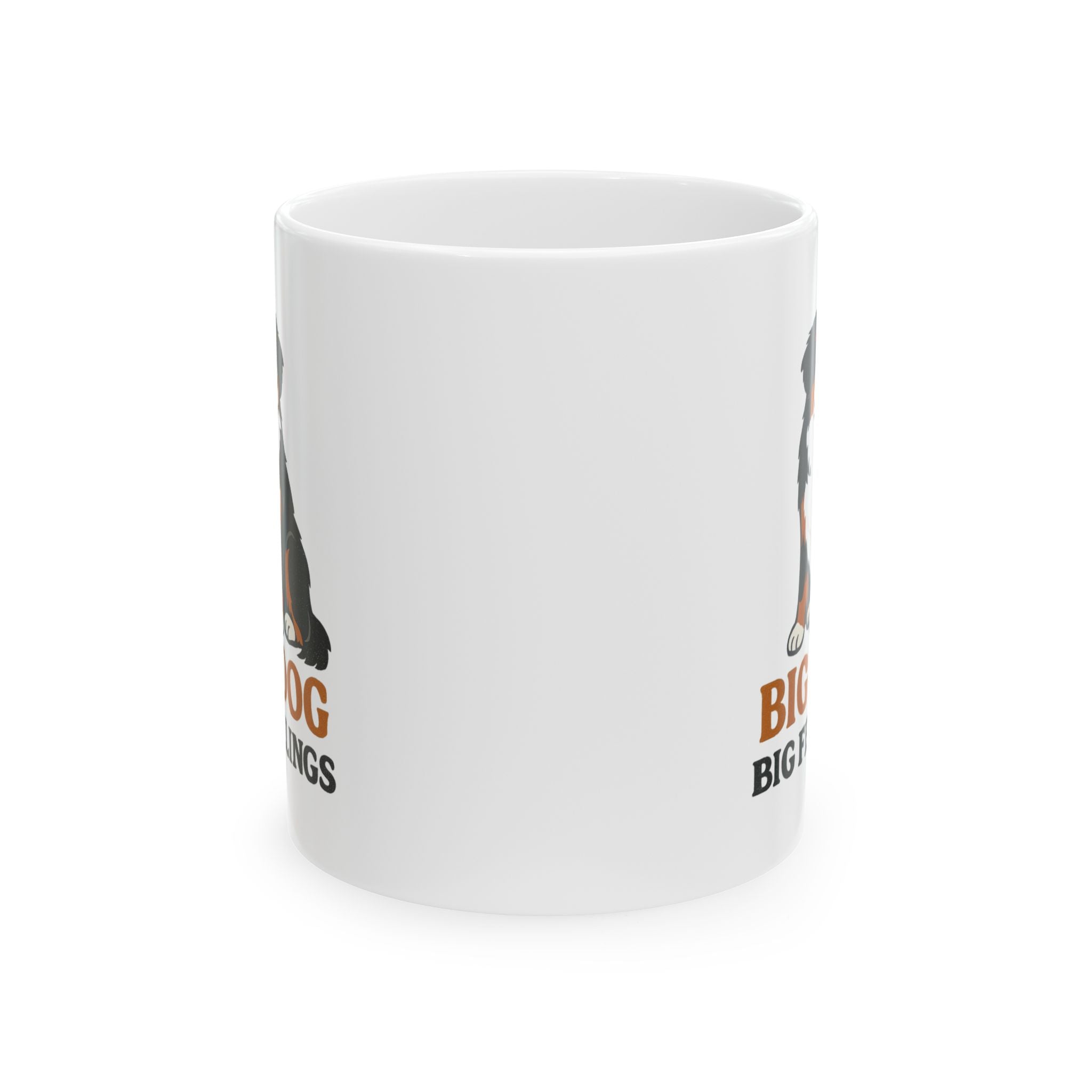 Bernese Mountain Dog Dad Big Dog Big Feelings Coffee Mug | Dog Lover Gift | Ceramic Mug