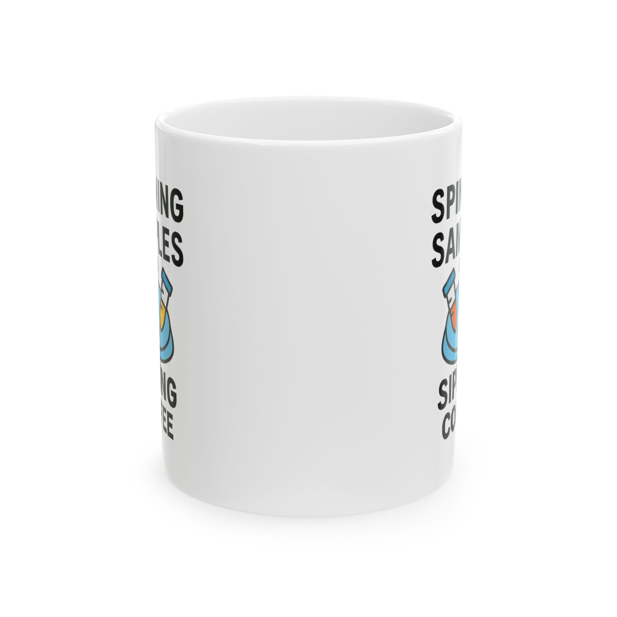 Lab Tech Spinning Samples Sipping Coffee Coffee Mug | Coffee Lover Gift | Ceramic Mug