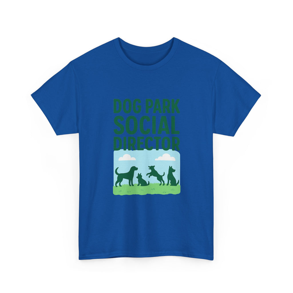 Dog Park Social Director T-Shirt | Dog Lover Gift | Graphic Tee
