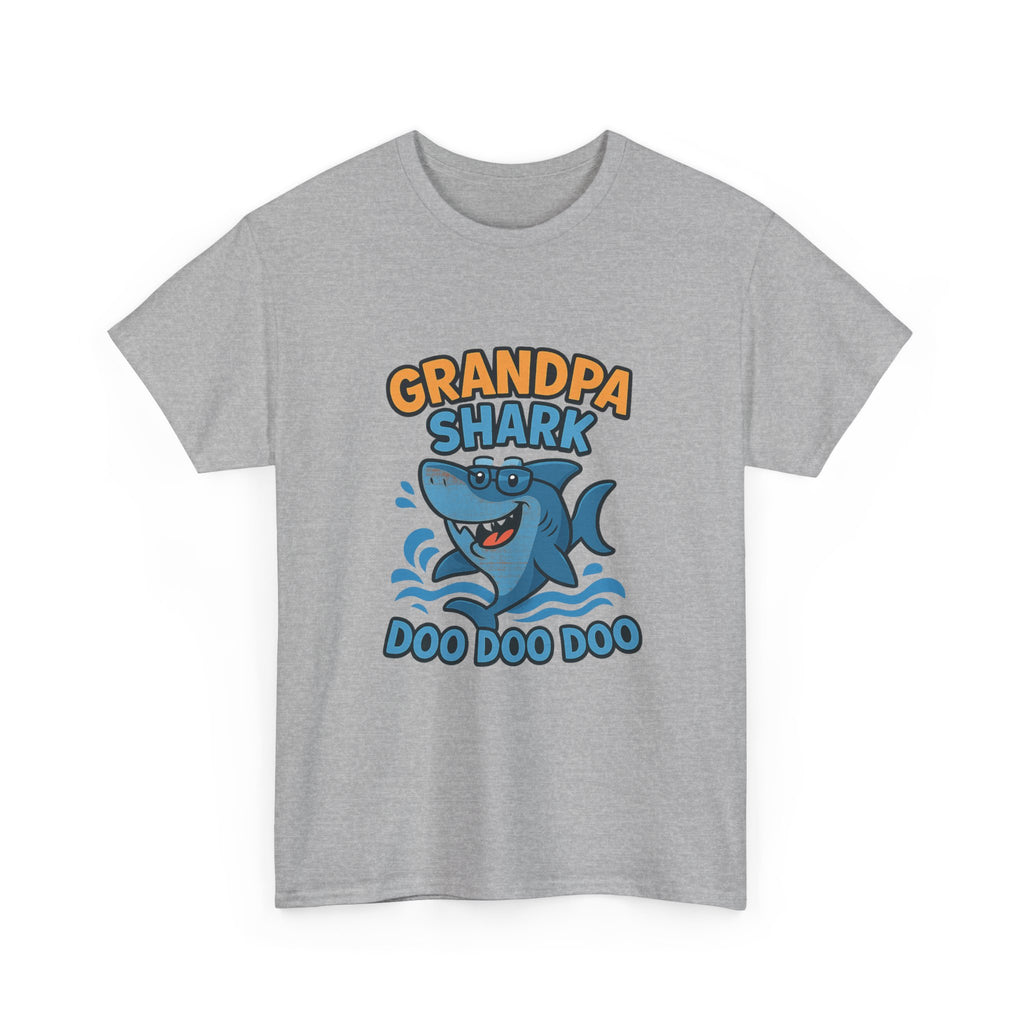 Grandpa Shark Doo Doo Family T-Shirt | Gift for Grandpa | Graphic Tee