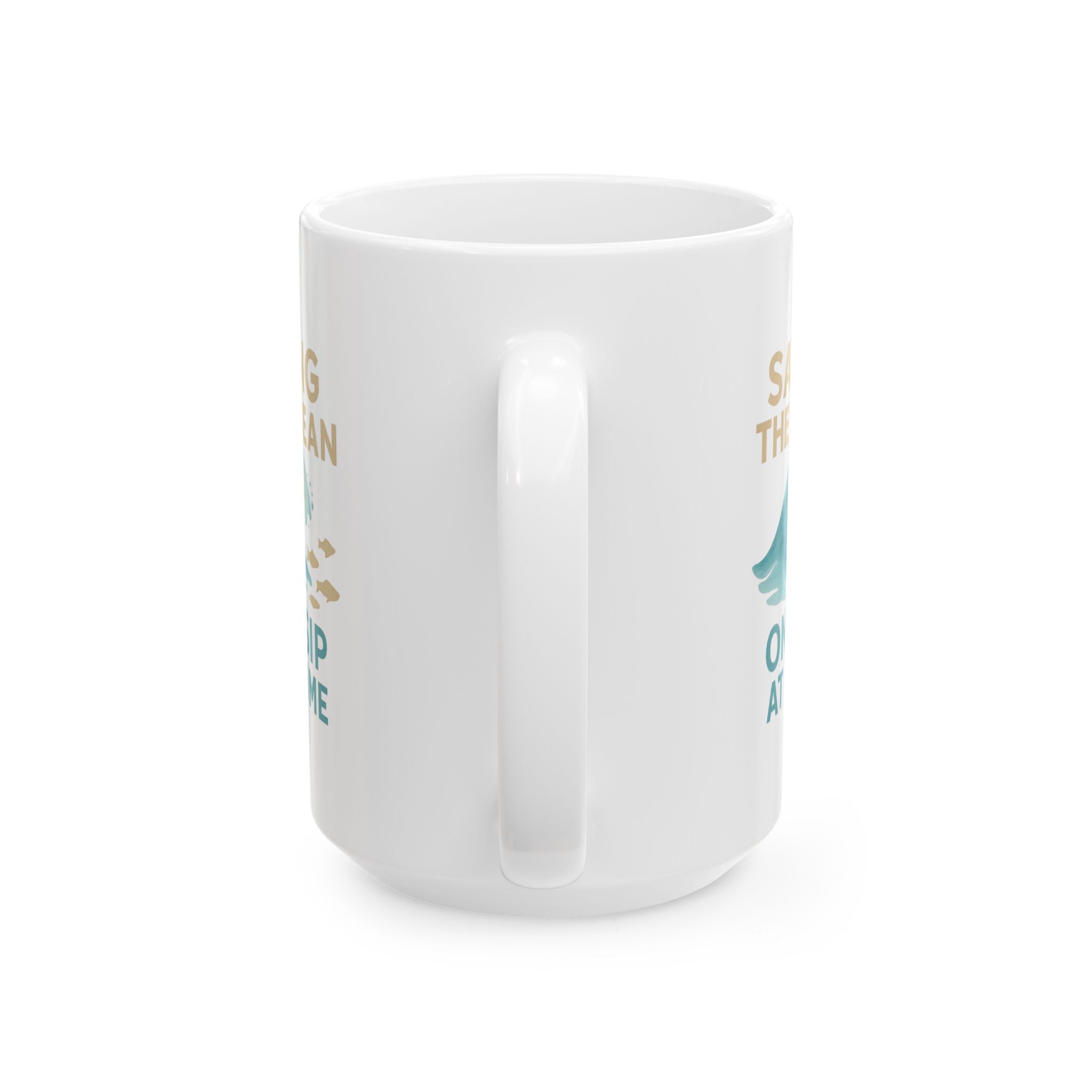 Marine Biologist Saving The Ocean One Sip At A Time Coffee Mug | Unique Gift | Ceramic Mug