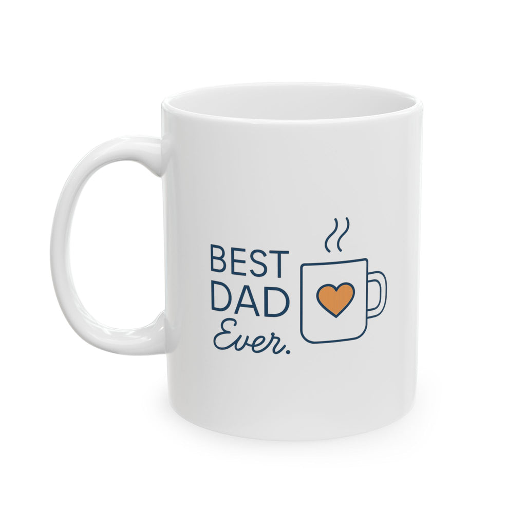 Best Dad Period End Of Discussion Coffee Mug | Funny Father Gift | Ceramic Mug