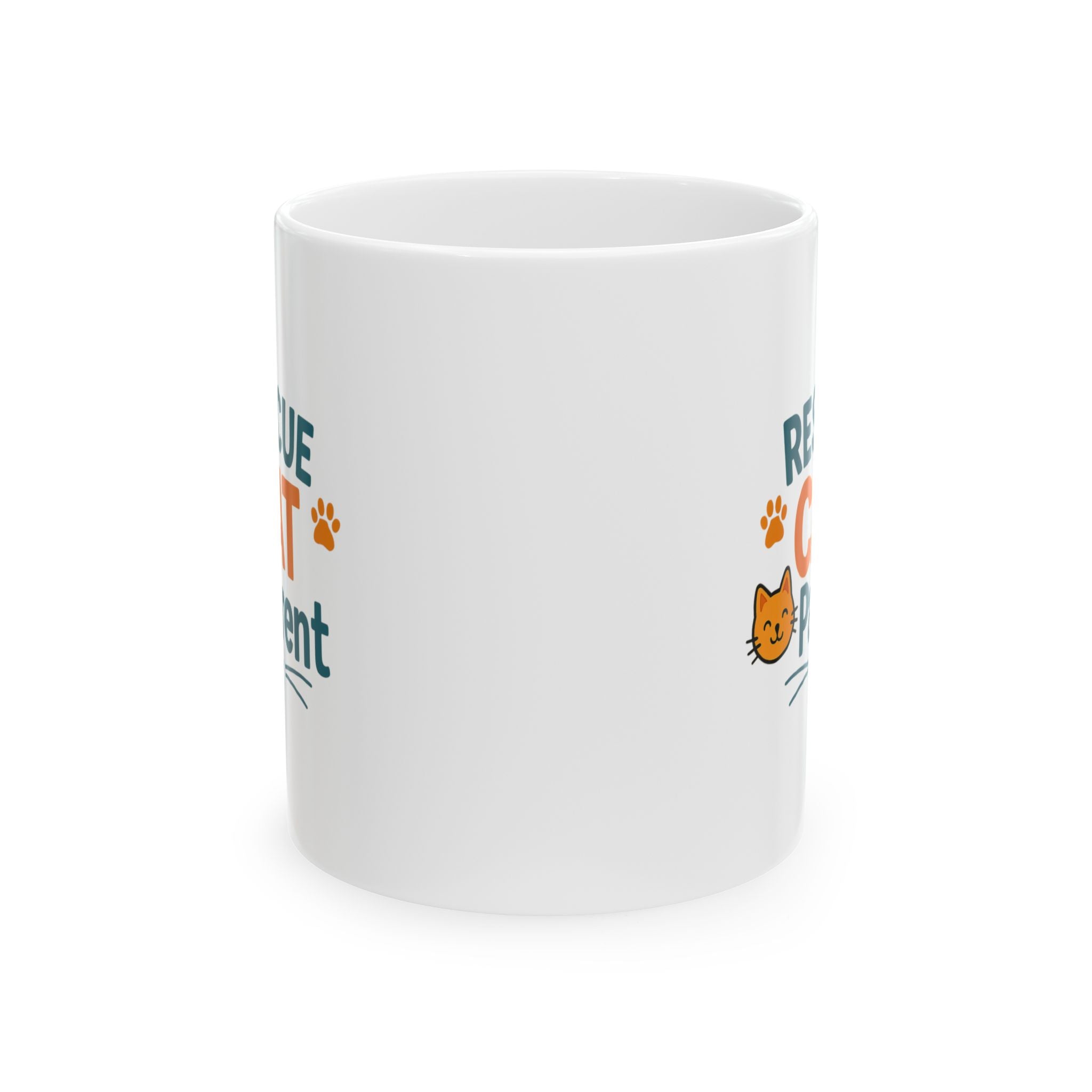 Rescue Cats Have The Best Personalities Coffee Mug | Cat Adoption Gift | Ceramic Mug