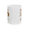 Powered By Cat Purrs And Coffee Coffee Mug | Cat Lover Gift | Ceramic Mug