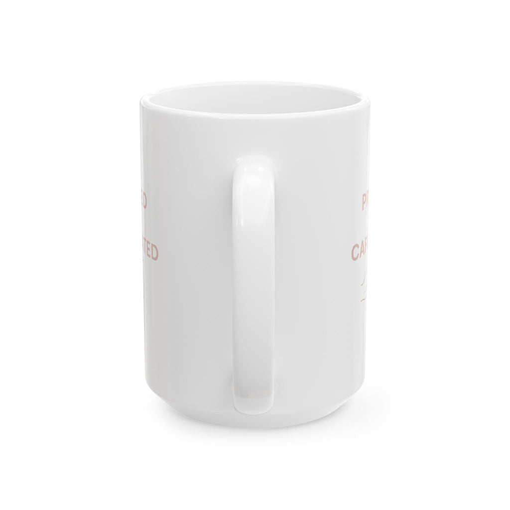 Nail Tech Pressed And Caffeinated Coffee Mug | Unique Gift | Ceramic Mug