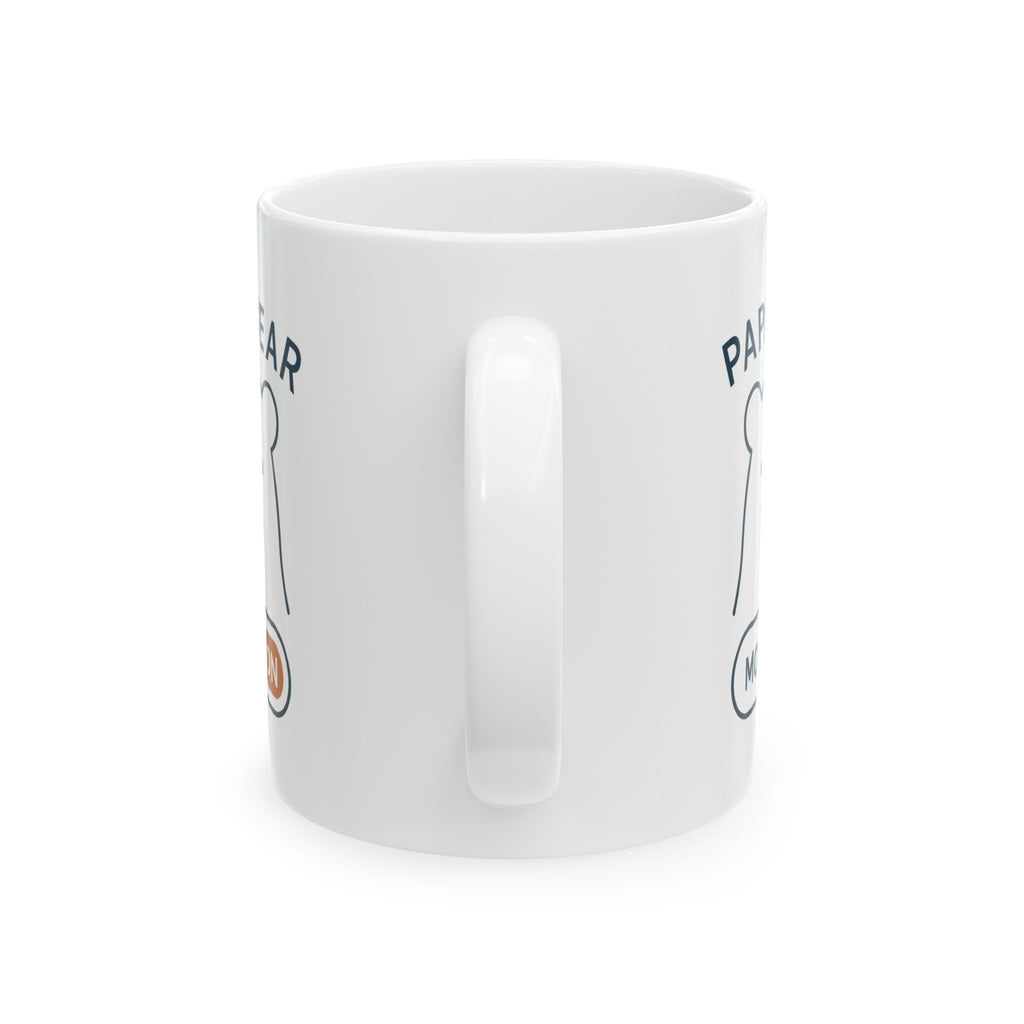 Growl Before Coffee Papa Bear Vibes Coffee Mug | Funny Dad Humor | Ceramic Mug