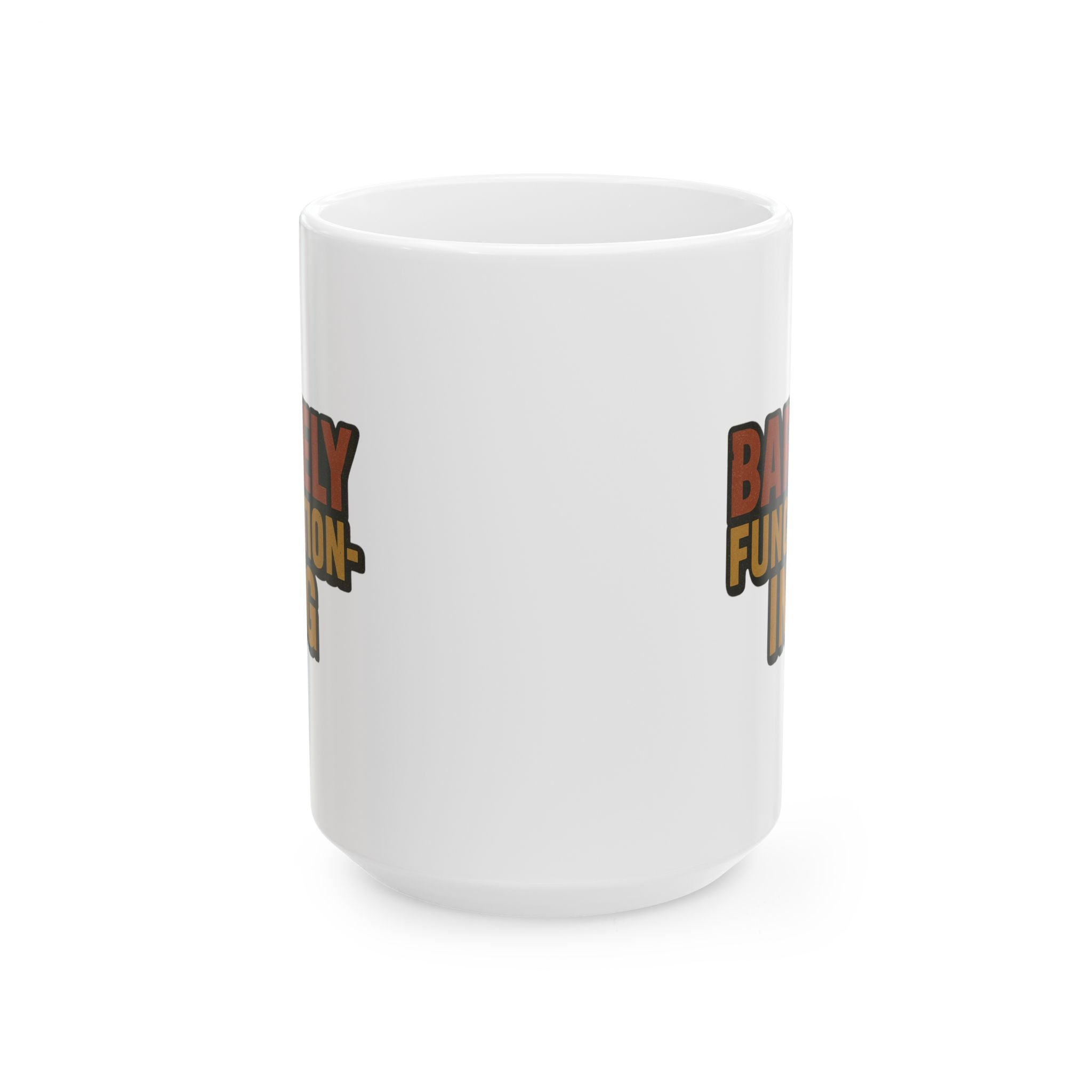 Alert Status Barely Awake Coffee Mug | Funny Tired Gift | Ceramic Mug